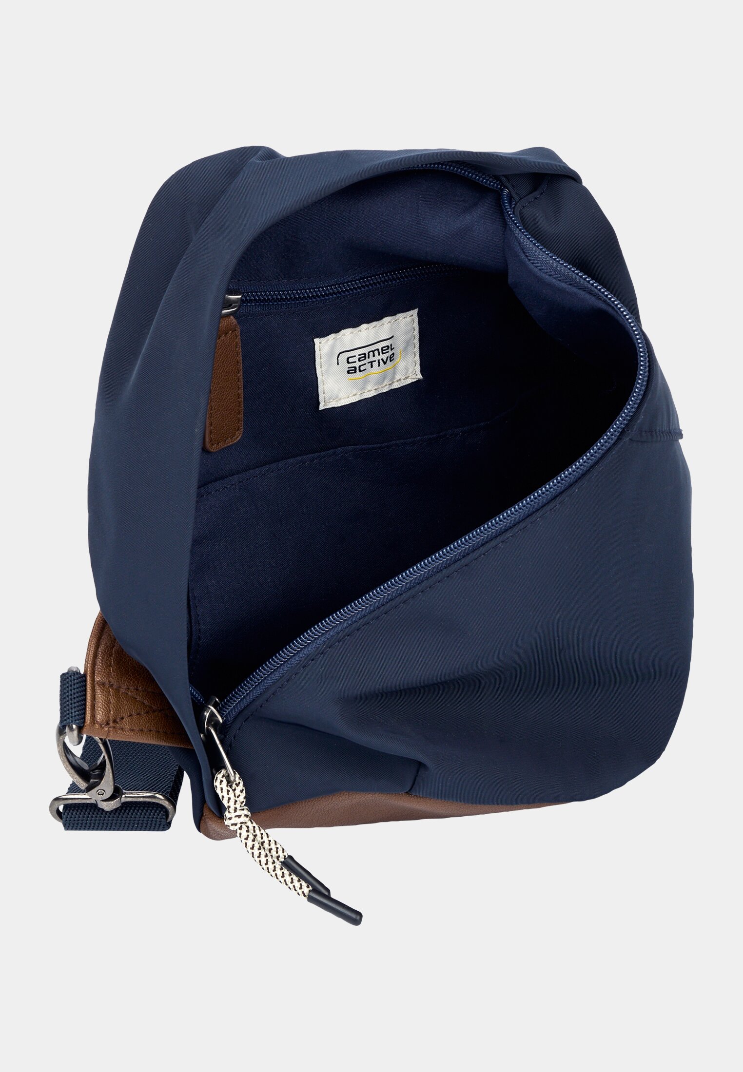 Vrouwen AURUM Schoudertas met afneembare schouderriem Navy blauw front dichtbij