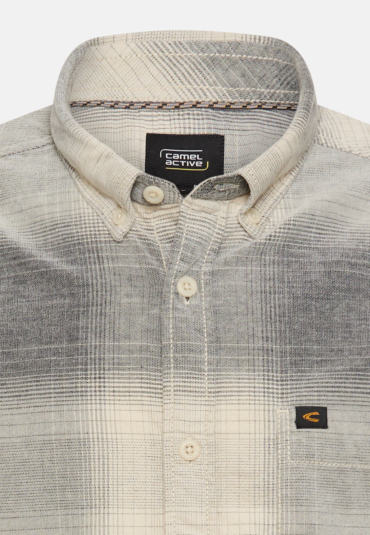 Men Soft corduroy shirt made from 100% cotton Navy blue front close