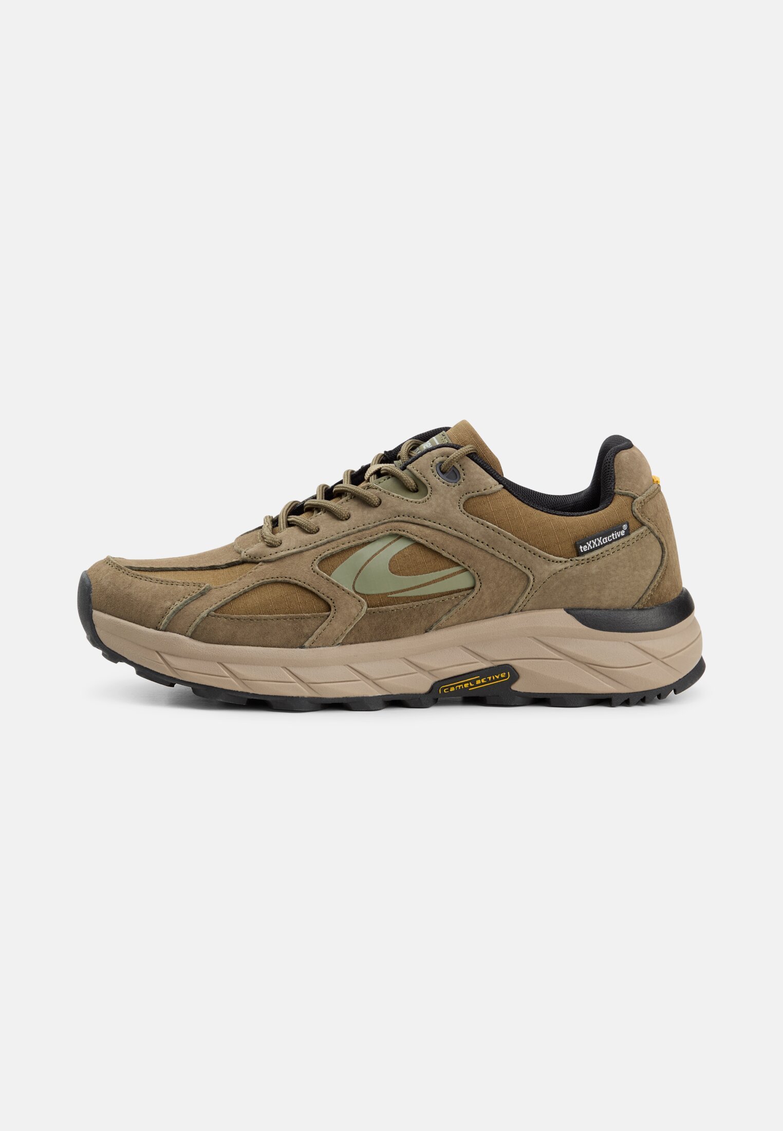 Men Sneakers made of nubuck leather brown frontal front