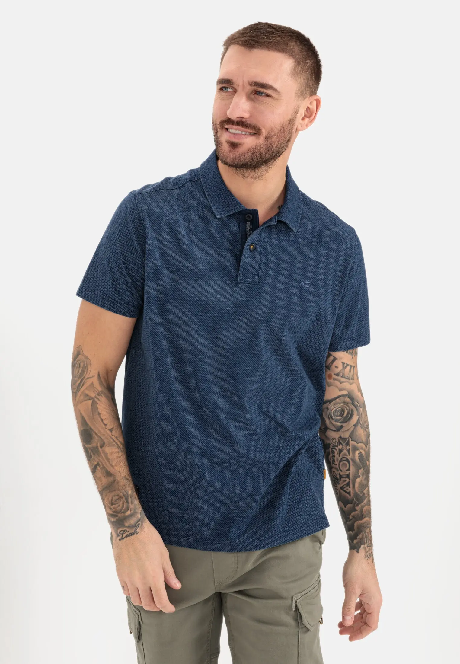 Poloshirt für Herren in Dunkelblau | L | camel active