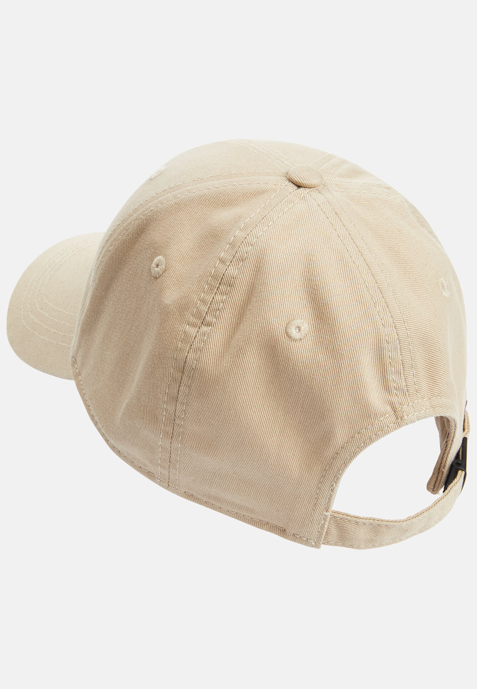 Herren Cap aus Baumwolle Sand frontal hinten