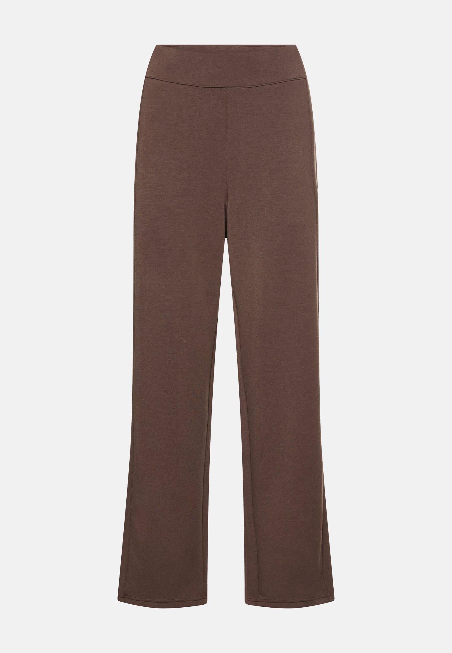 Damen Jogger mit elastischem Bund Braun frontal vorn