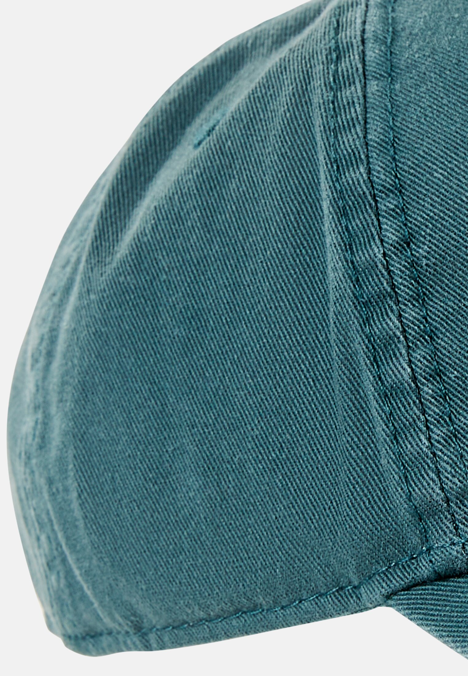 Herren Baseballcap mit gesticktem Schriftzug Grün vorne nah