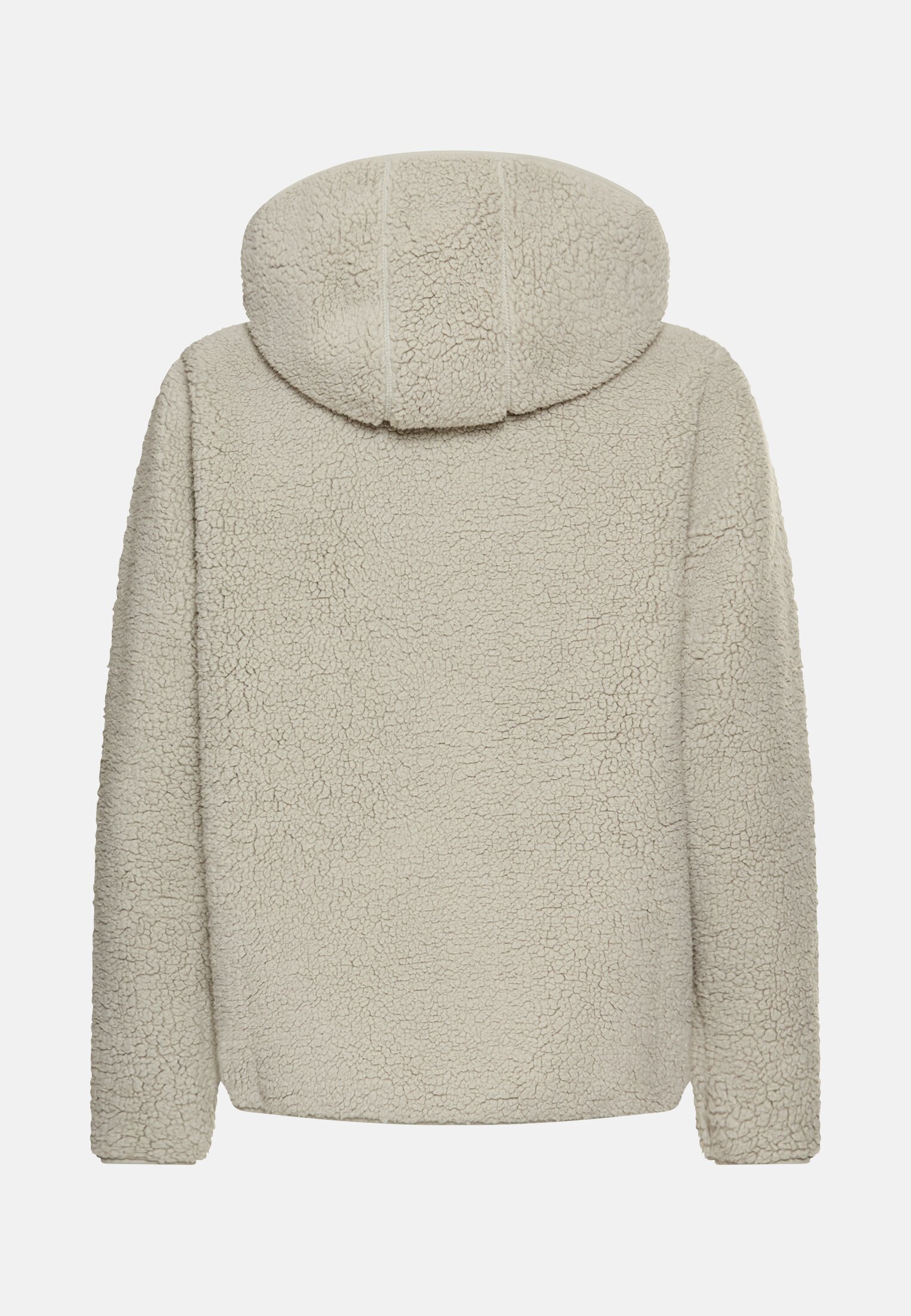 Damen Sweatshirt mit Kapuze Eukalyptus frontal hinten