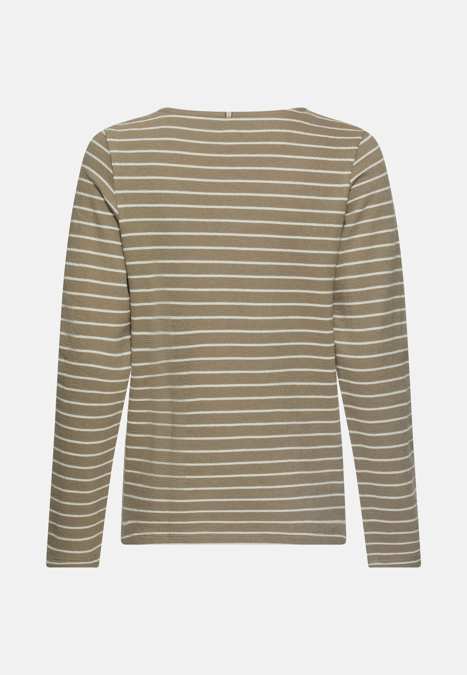 Damen Jerseyshirt aus 100% Baumwolle Salbei frontal hinten