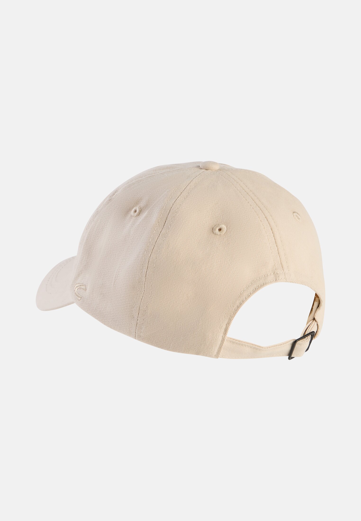 Vrouwen Cap van 100% katoen Zand frontaal achter