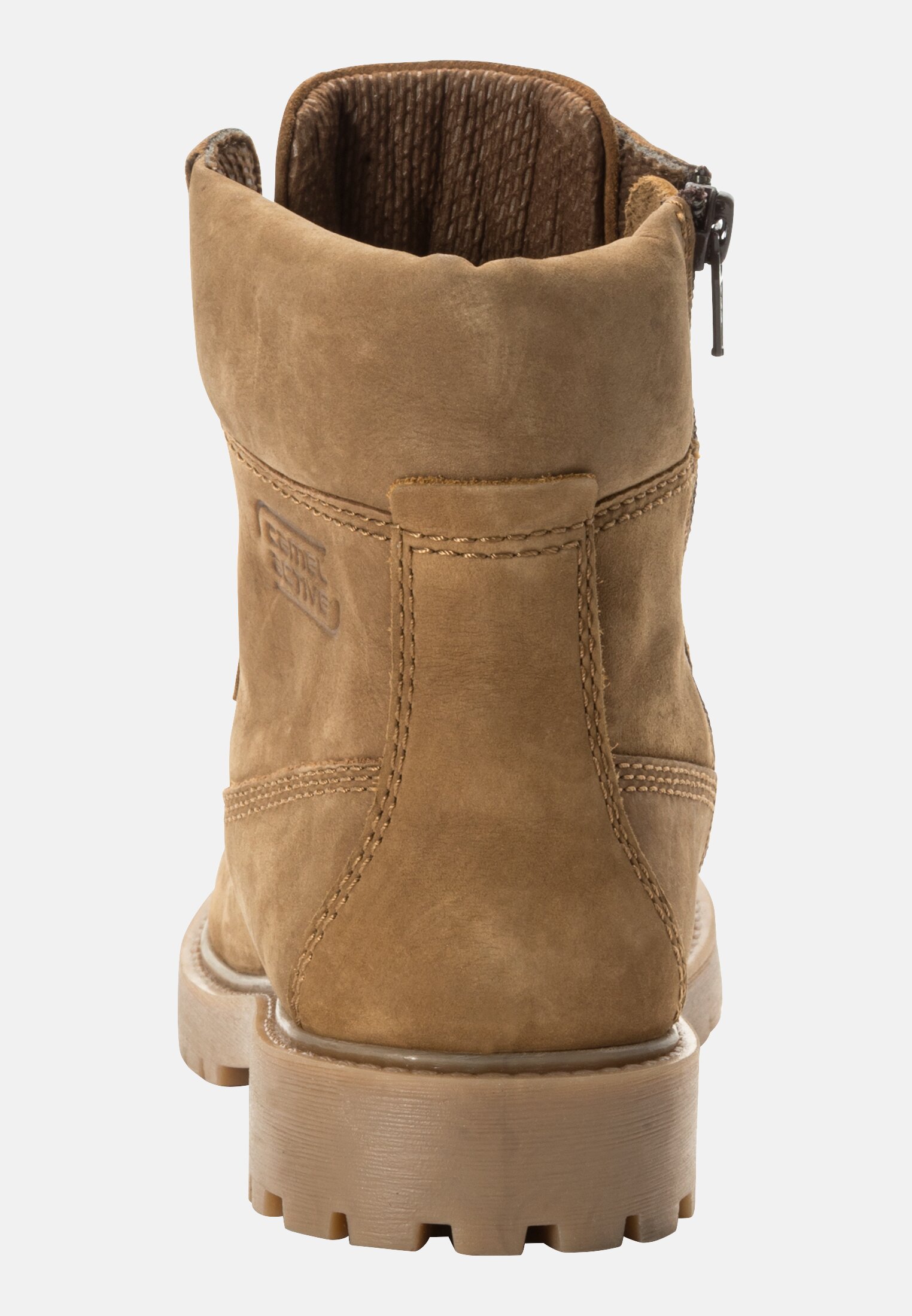 MI_CATR201-0350-470_3G-00 Damen Schnürboot aus echtem Leder Cognac vorne nah