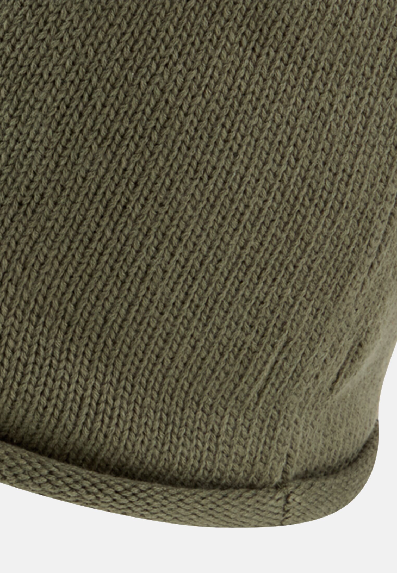 Women Cotton beanie Gray - Green close back