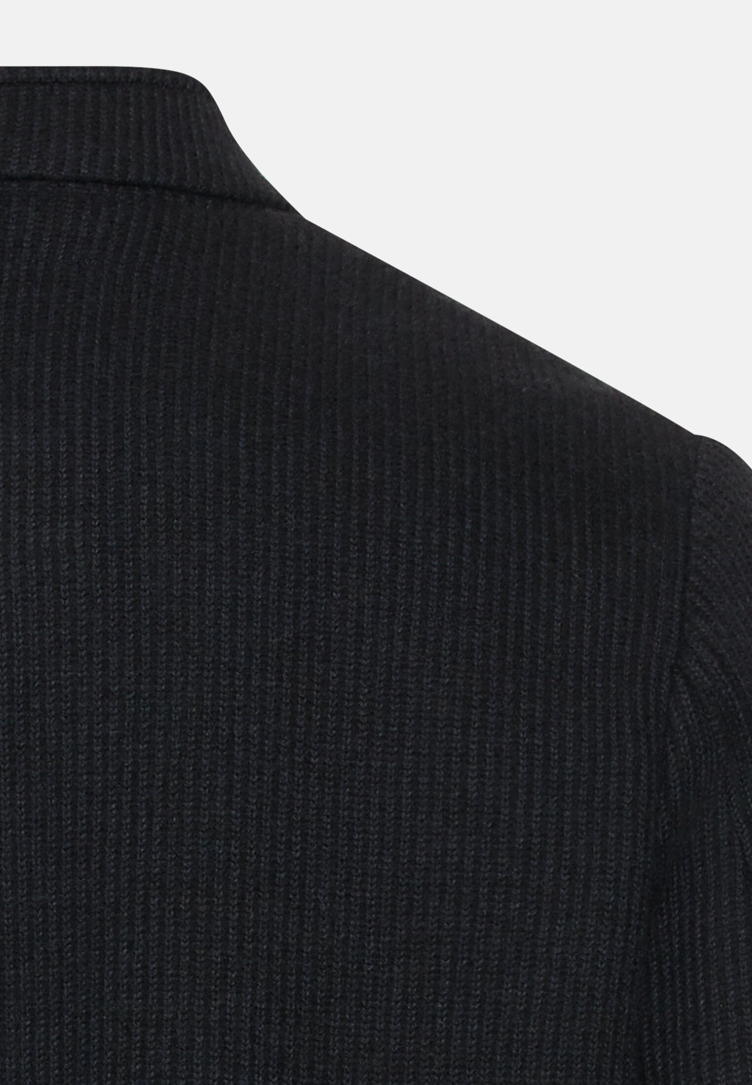 Men Indoor blazer with stand-up collar Navy blue close back
