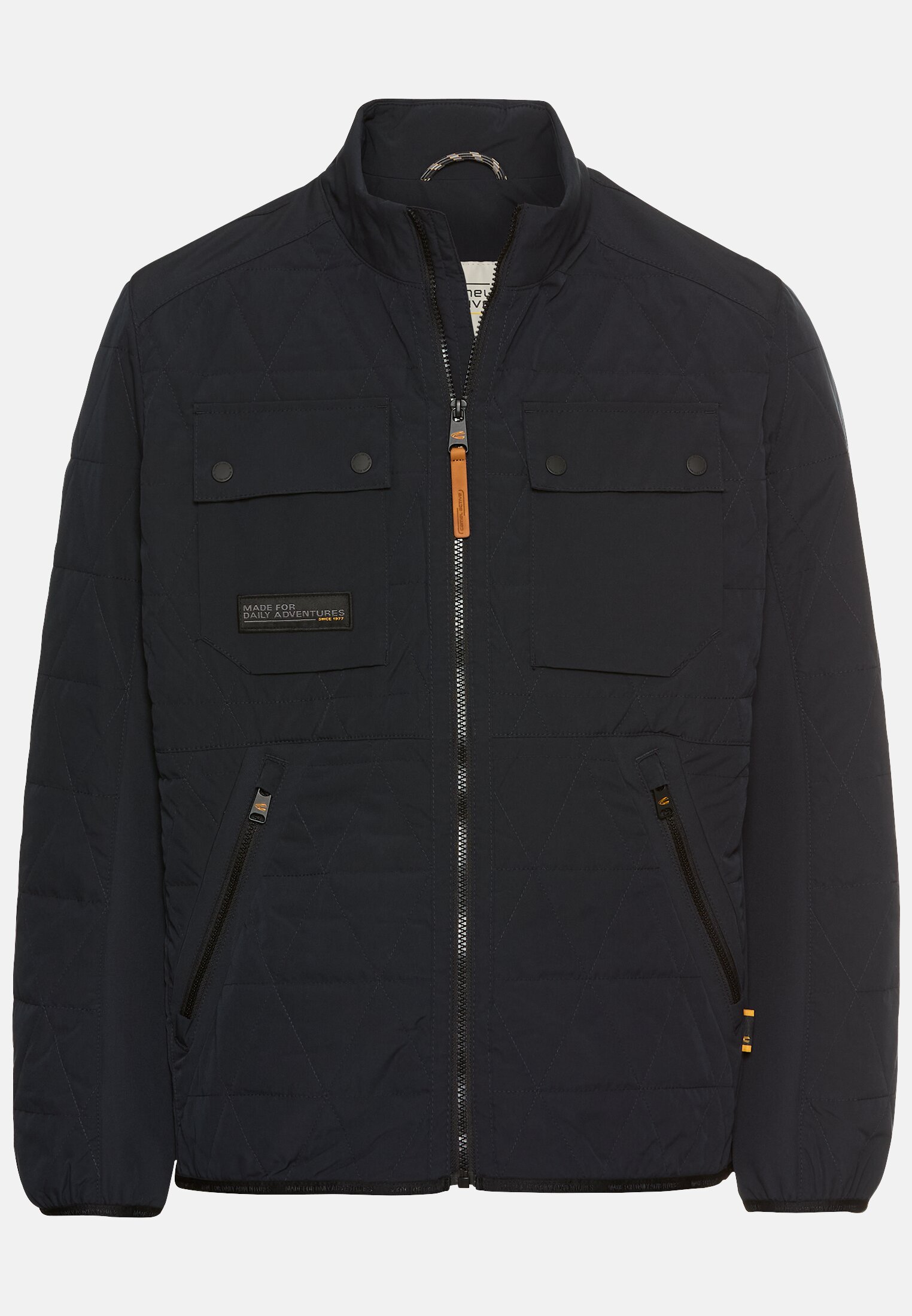 Men Blouson with stand-up collar Dark Navy frontal front
