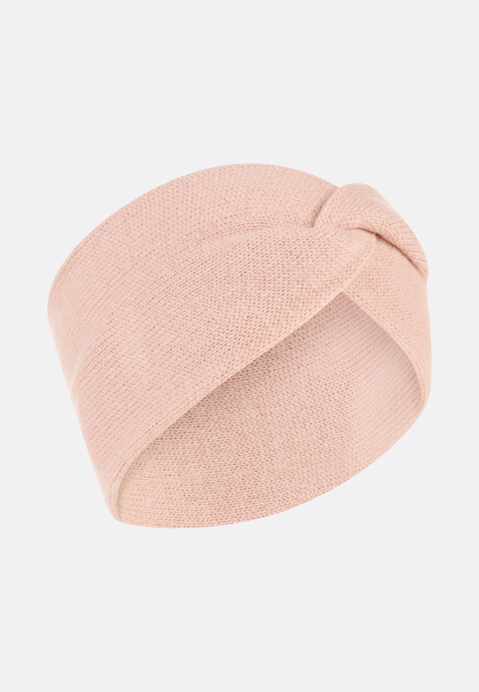 Women Headband made of pure cashmere Rose frontal front