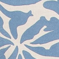 Vrouwen Zomerse slipjurk van katoenbatist Blauw-Wit