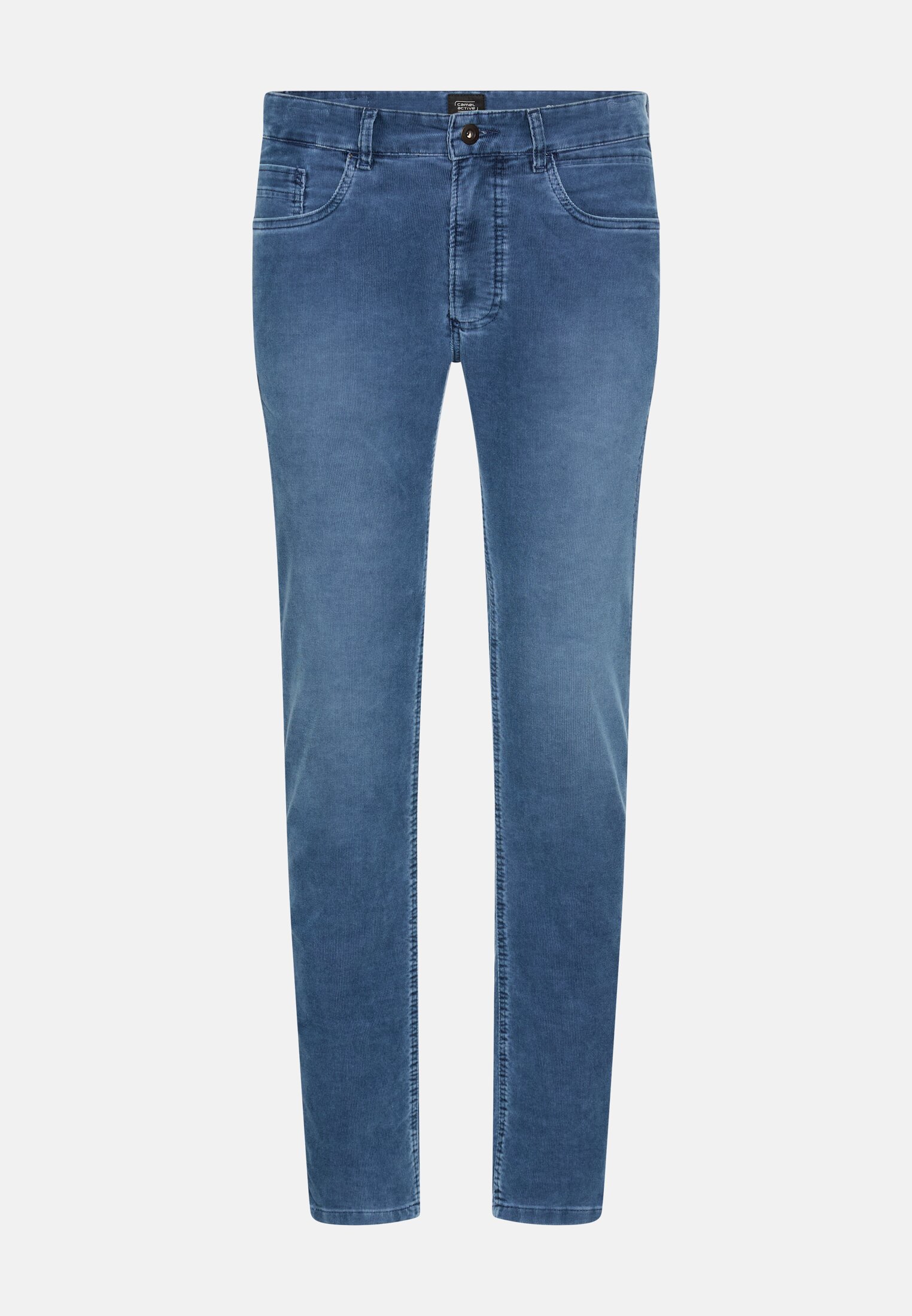 Men Slim Fit 5-pocket trousers Ink blue frontal front