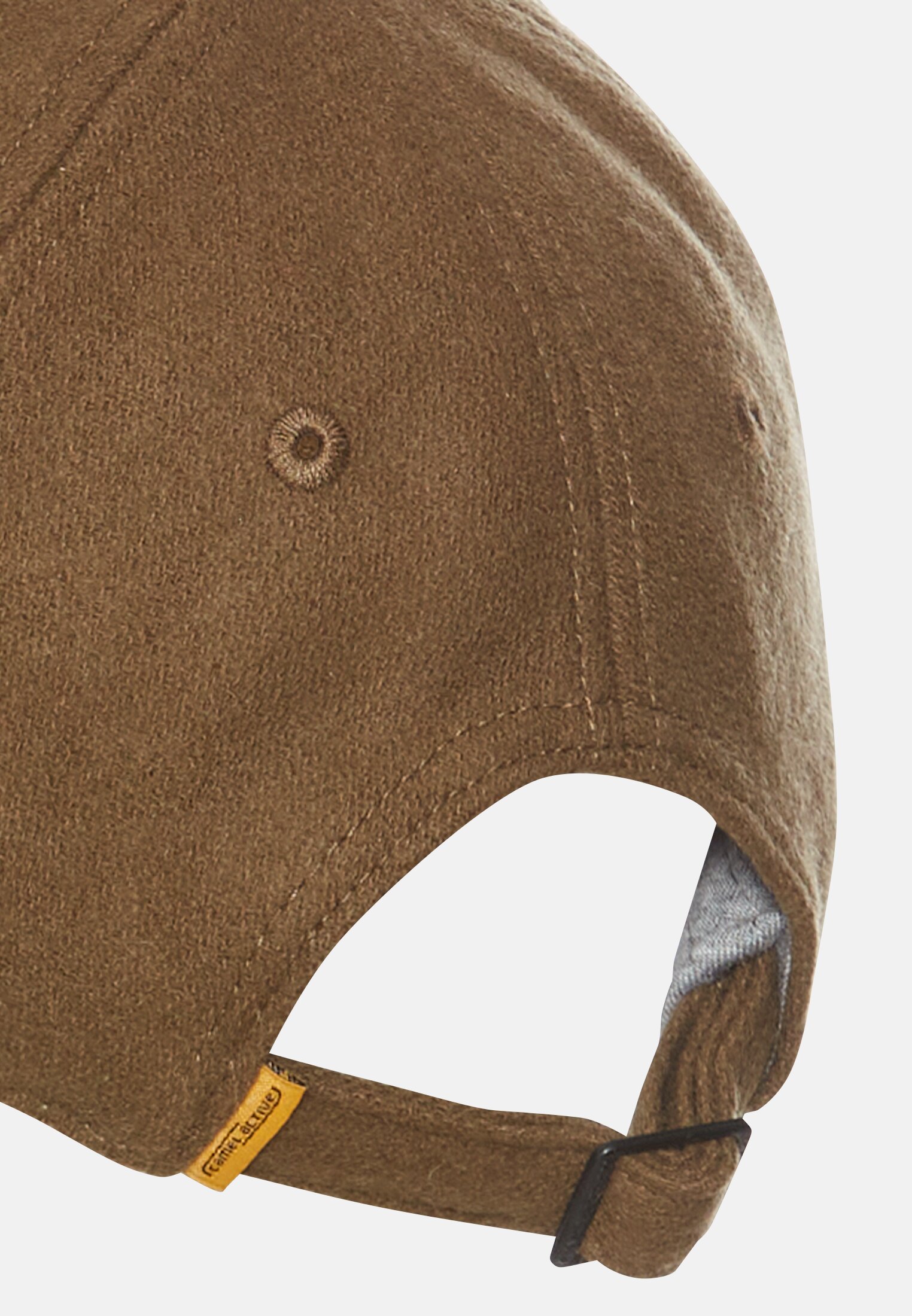 Men Baseball cap made from a wool blend Brown close back