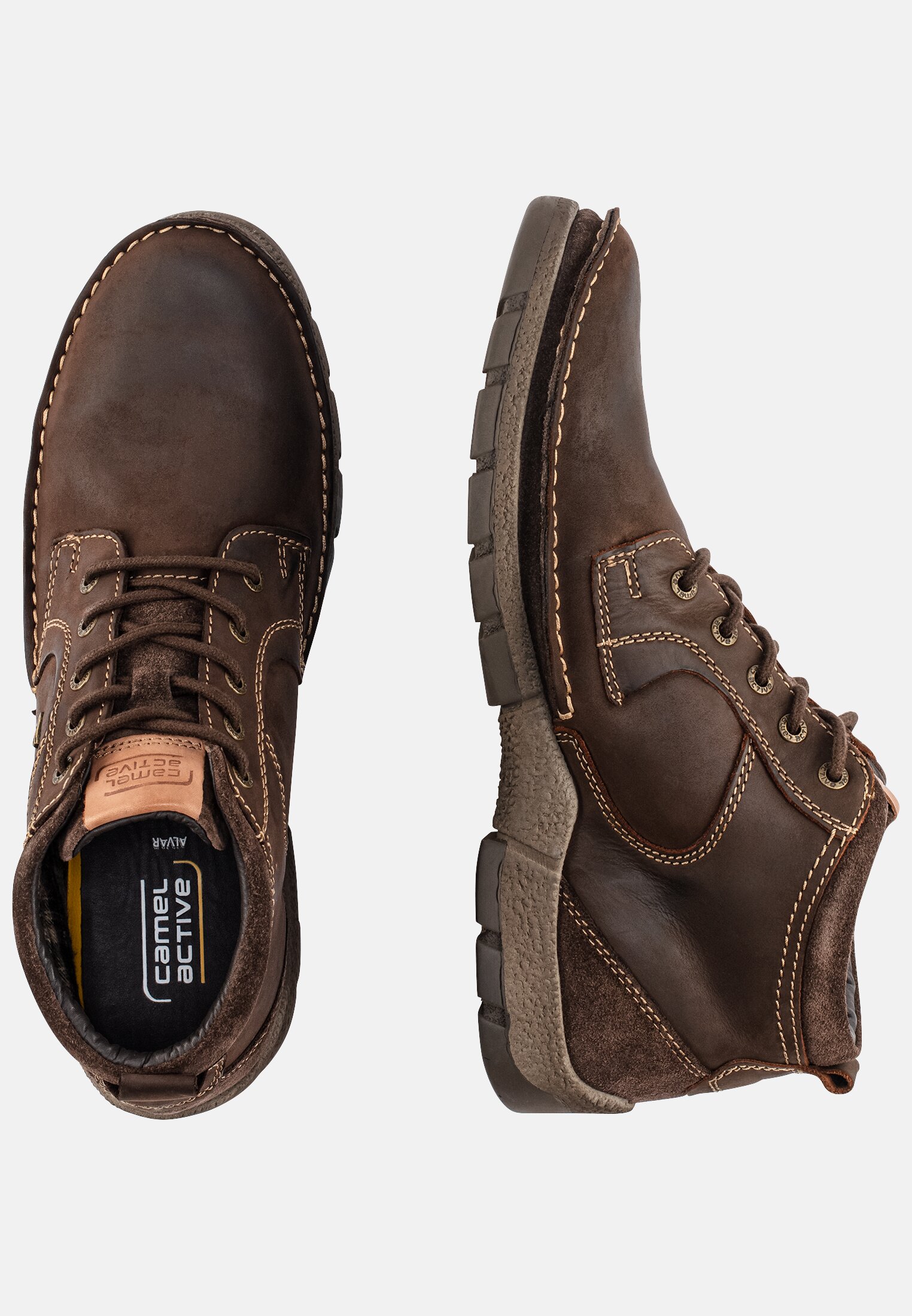 Men ALVAR leather boot Brown