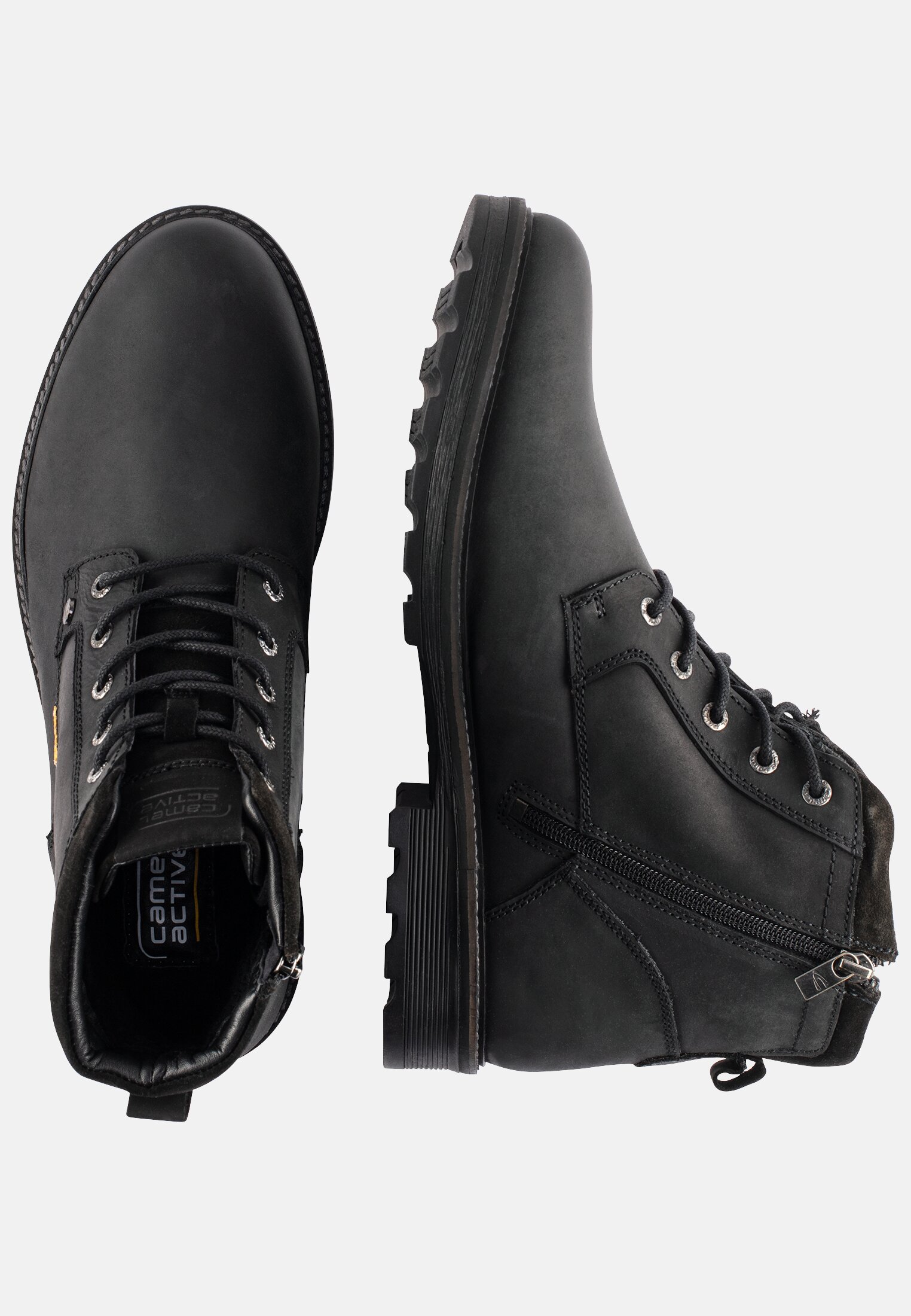 Men FLOW boot with zip Black