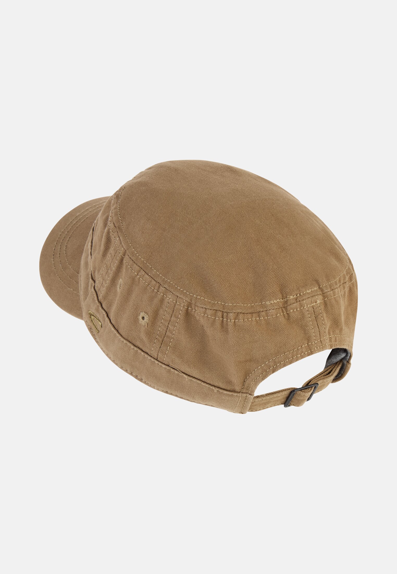 Herren Größenverstellbare Kuba-Cap aus Organic Cotton Braun frontal hinten