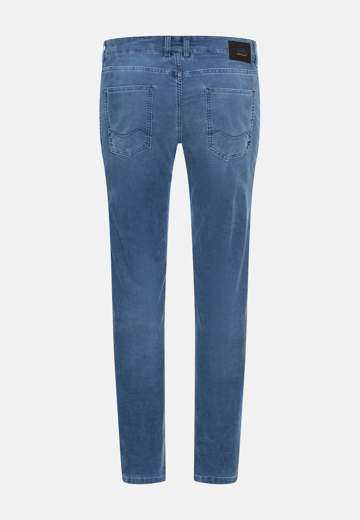 Men Slim Fit 5-pocket trousers Ink blue frontal back