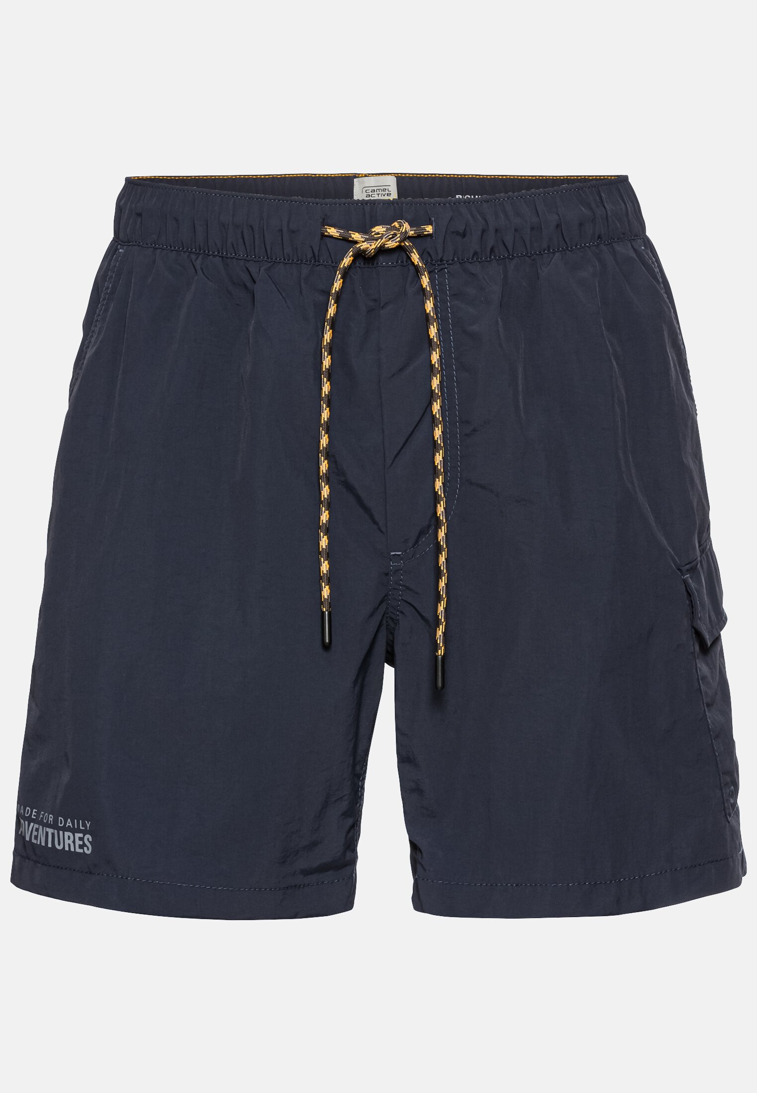 Men Beach shorts with a cargo pocket Blue frontal front