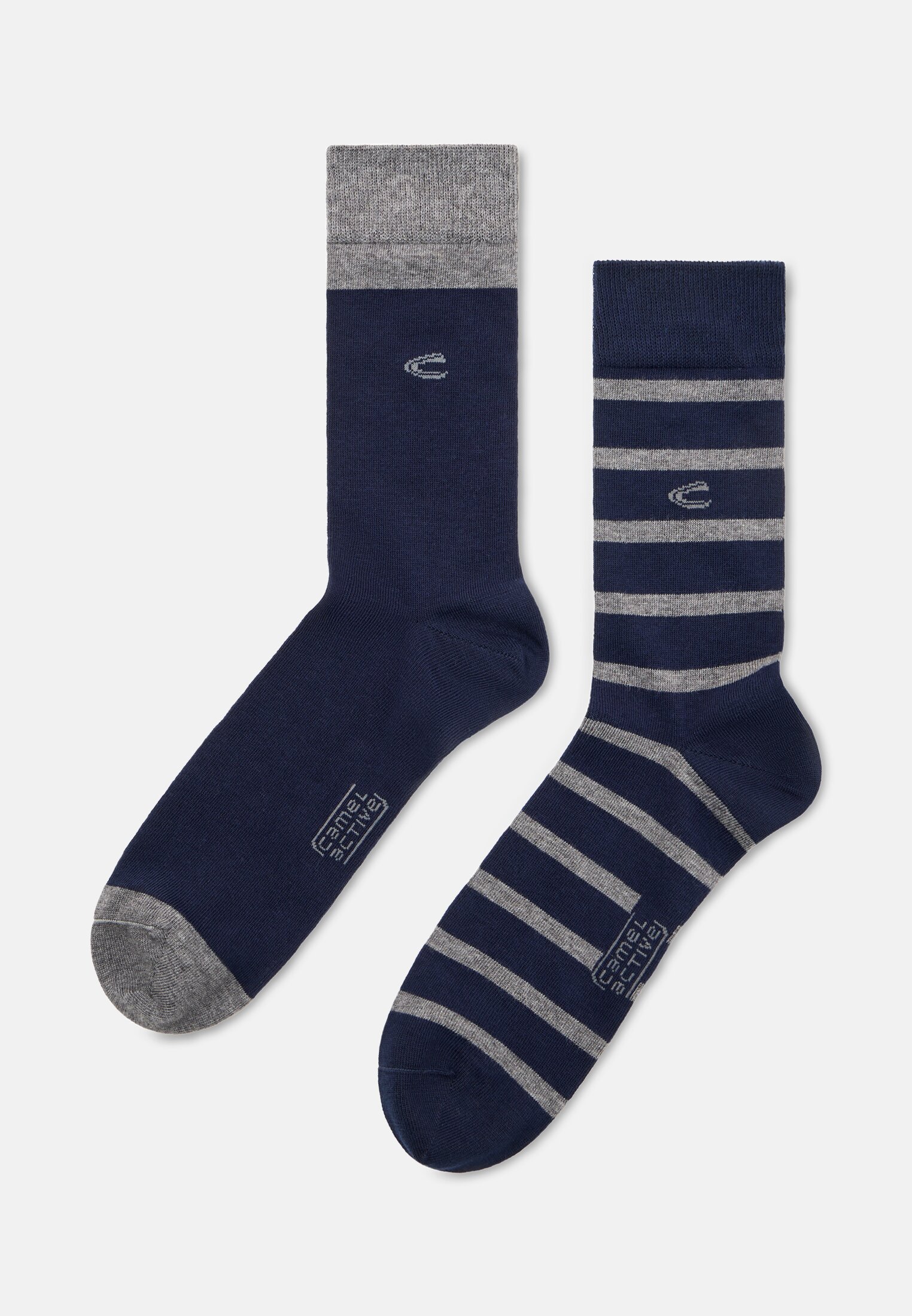 Men Pack of two pairs of socks Dark Blue frontal top