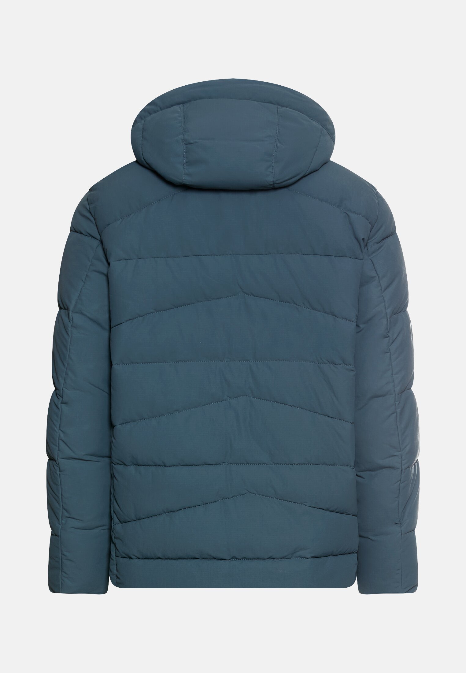 camelactive_Blouson_Tinted_Blue_430150-6N47-47_2G Heren Winterjas met afneembare capuchon Inktblauw frontaal achter