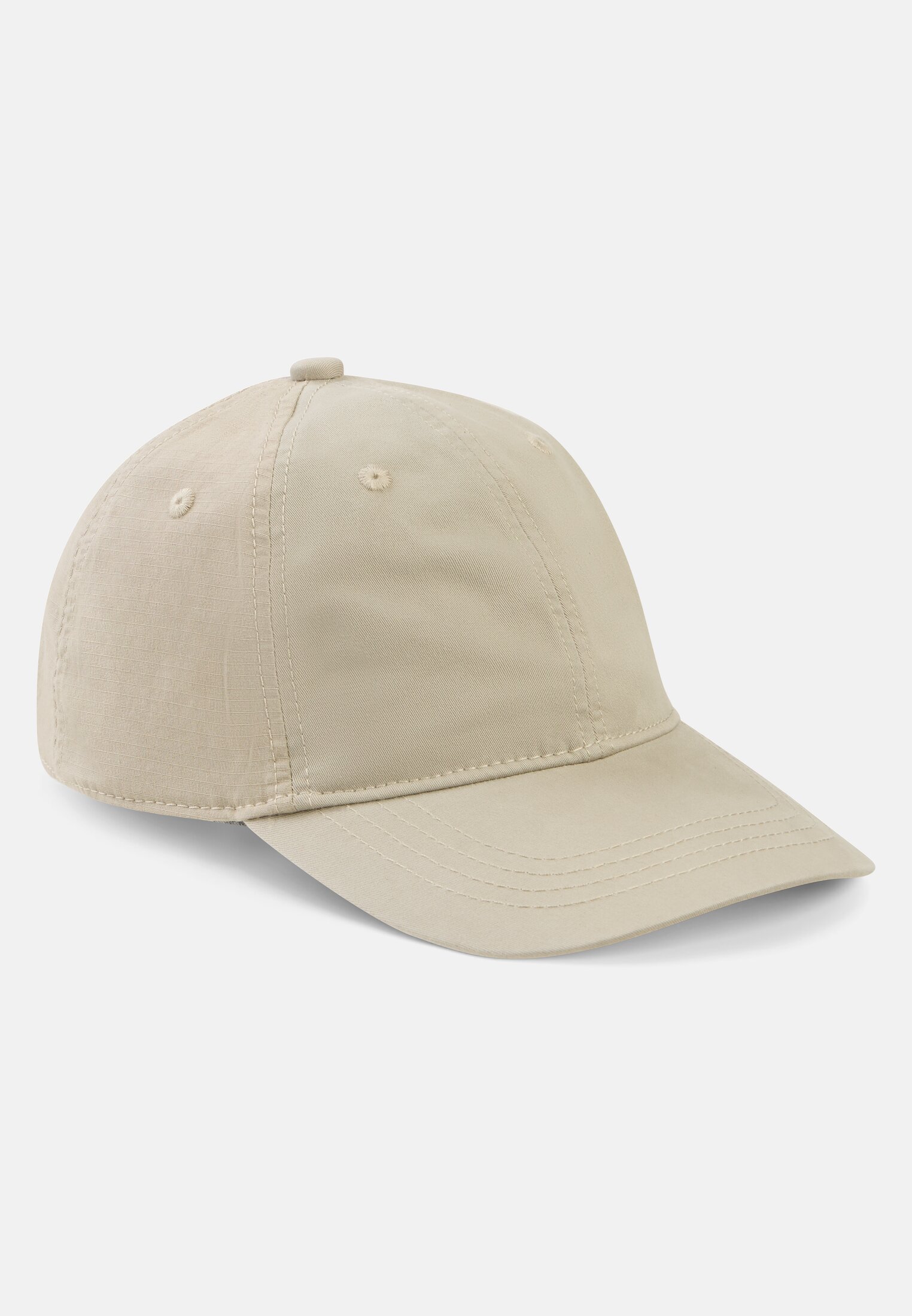 Men Cap with adjustable details Beige frontal front