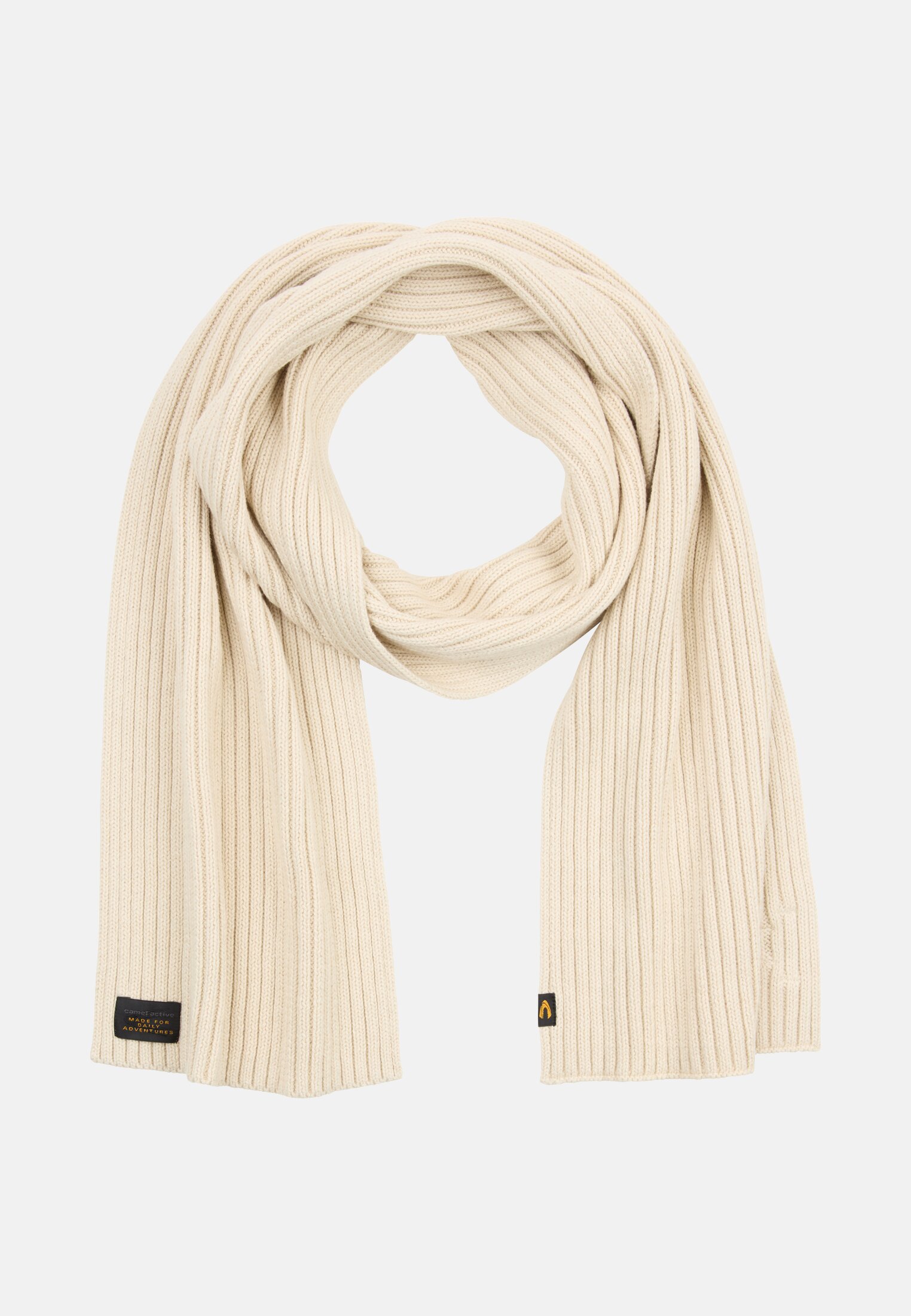 Men Scarf made from a cotton blend Oats frontal front