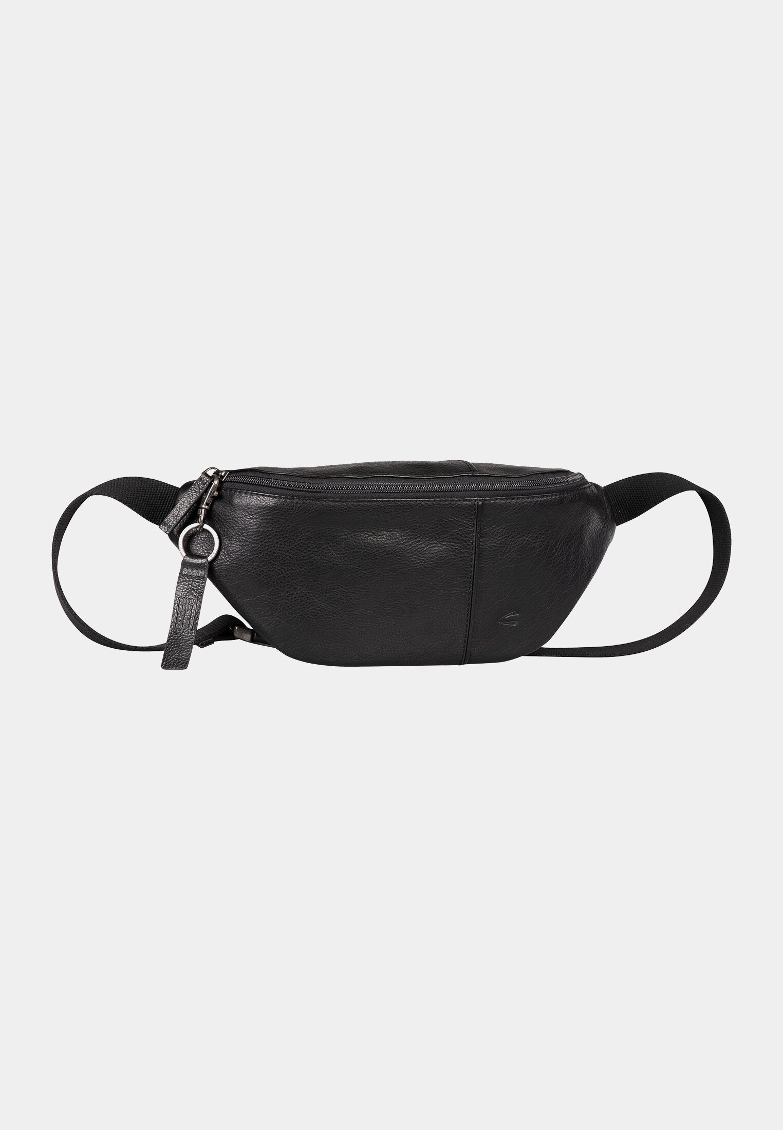 Herren Gürteltasche mit praktischen Innenfächern Schwarz frontal vorn