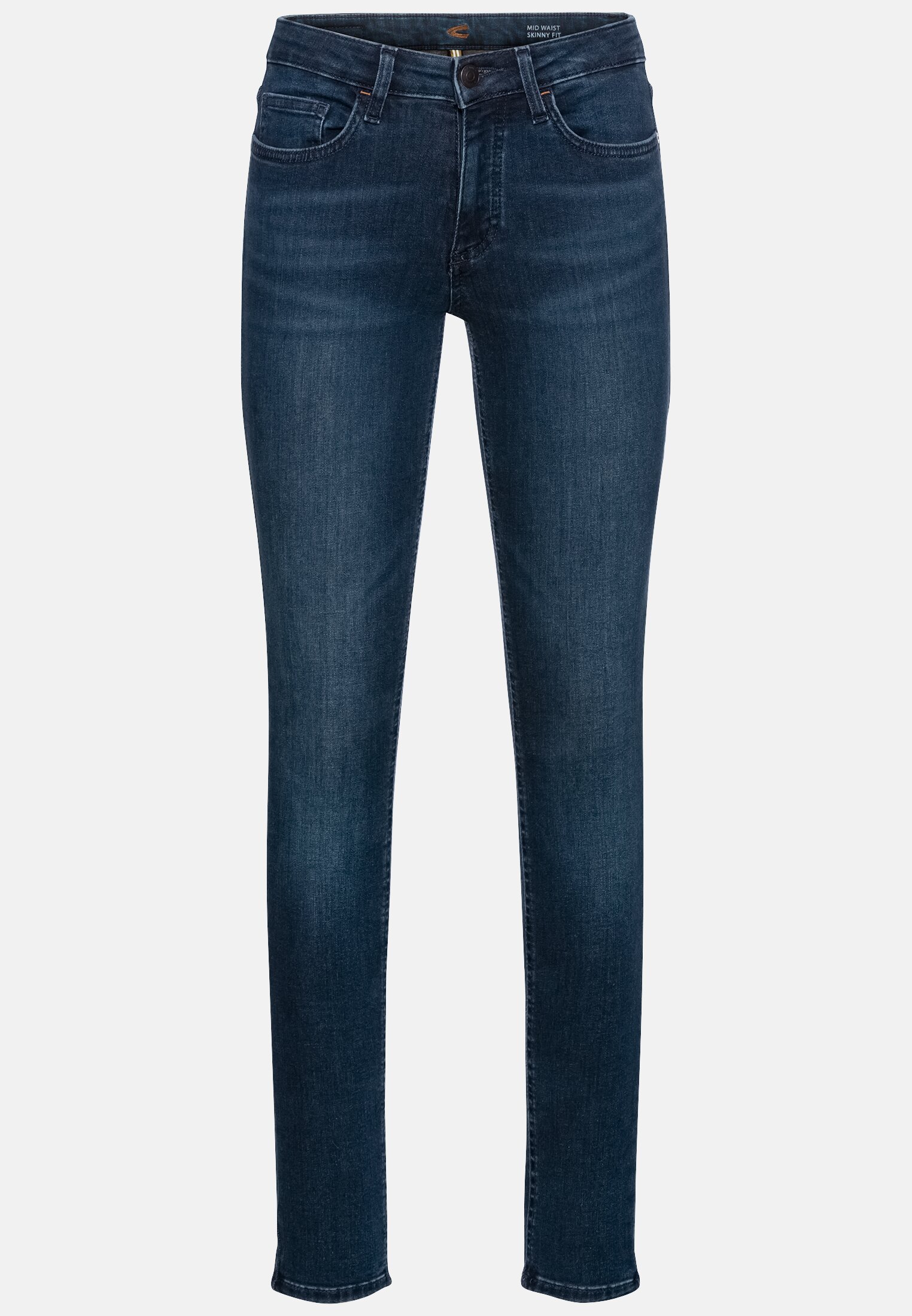 Vrouwen Slank gesneden jeans Blau frontaal voor