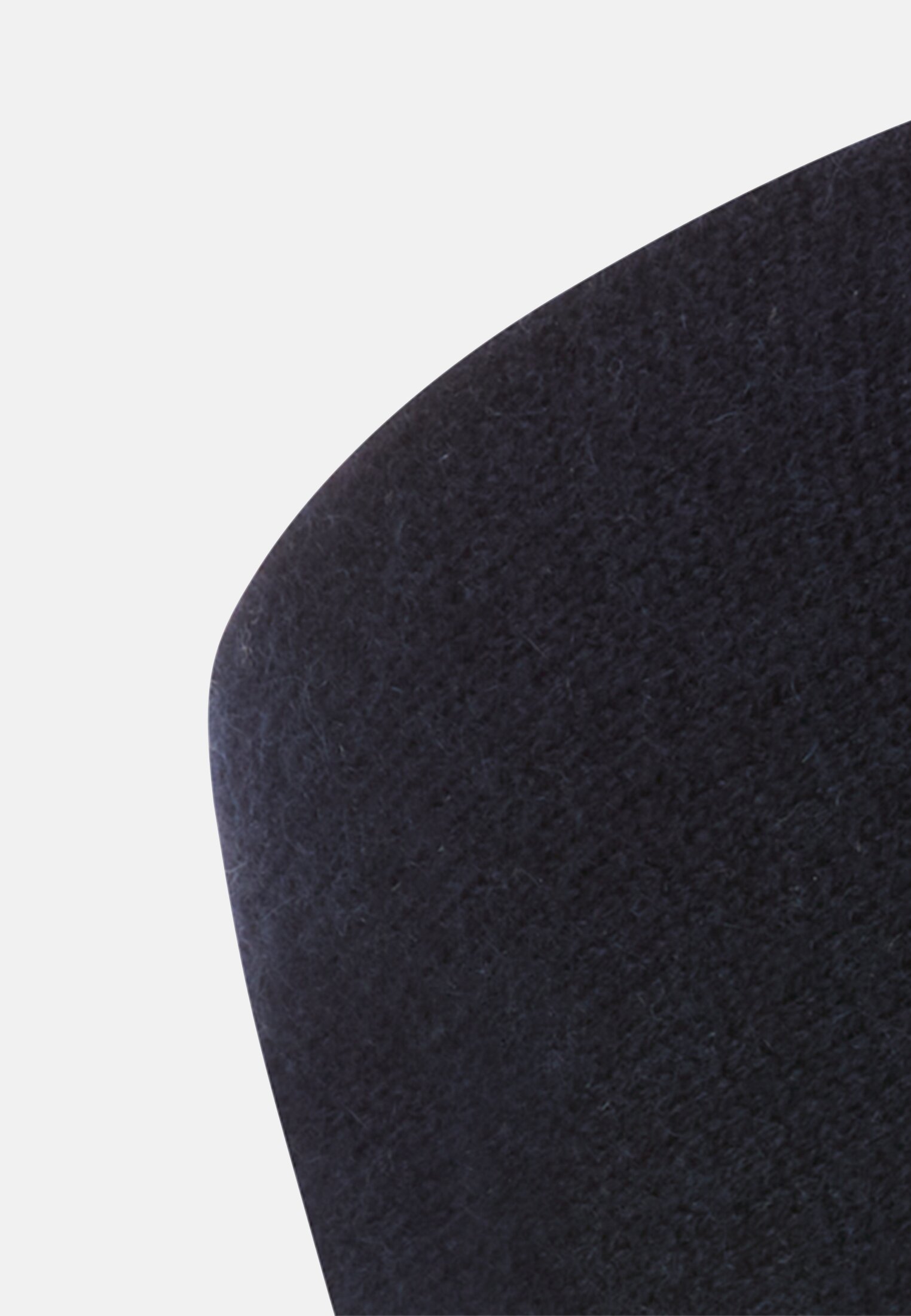 Women Headband made of pure cashmere Dark Blue front close