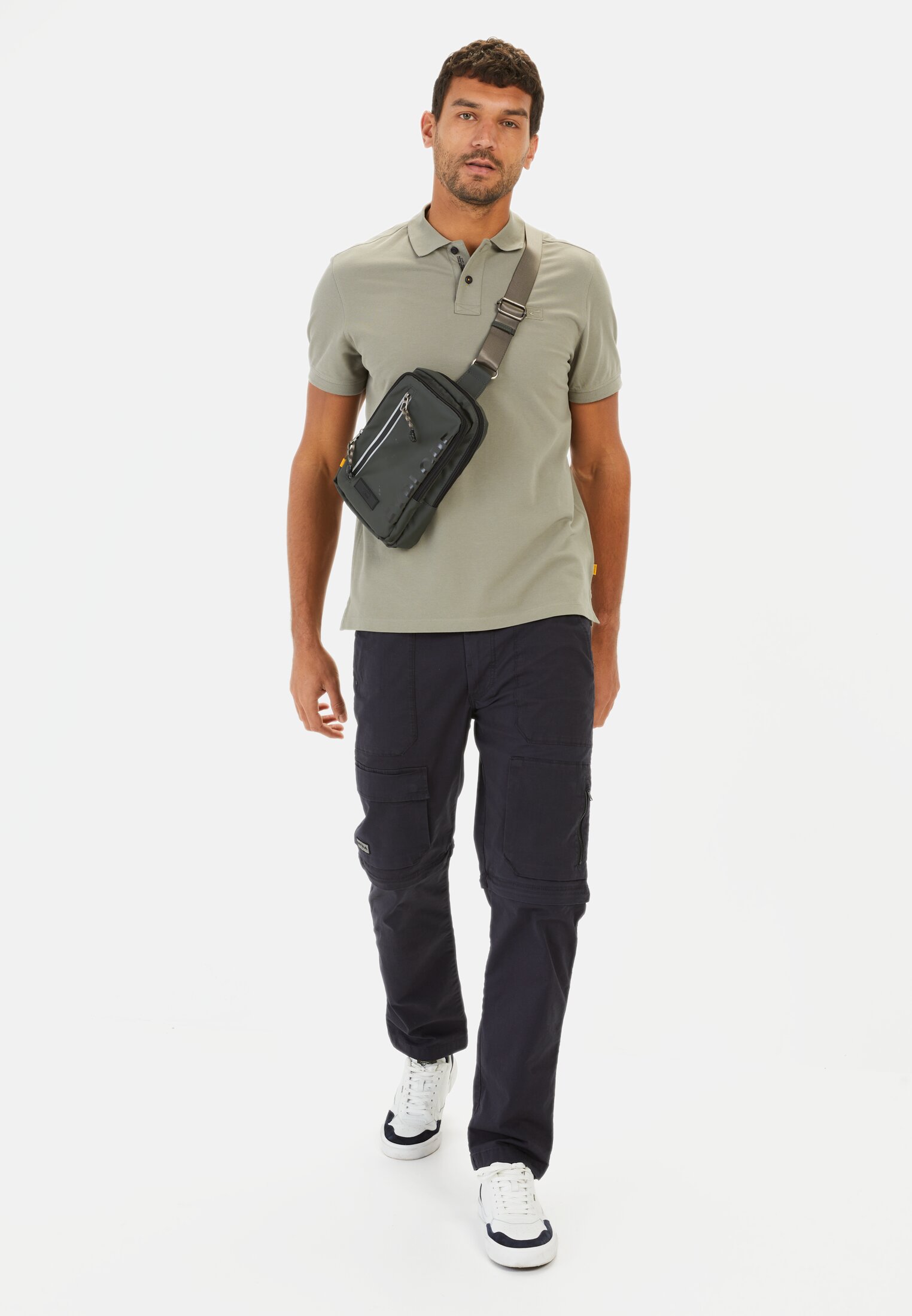 Men Half sleeve polo shirt made of pure cotton Khaki