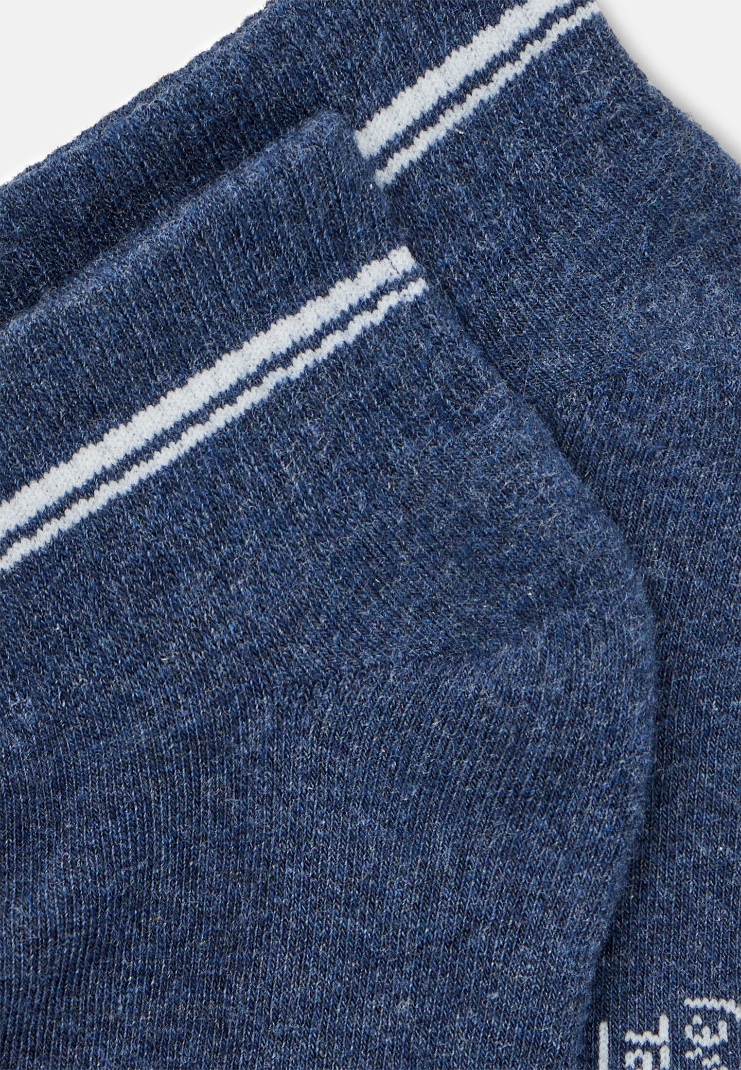 Herren Sneakersocken mit Baumwollmix Dunkelblau hinten nah
