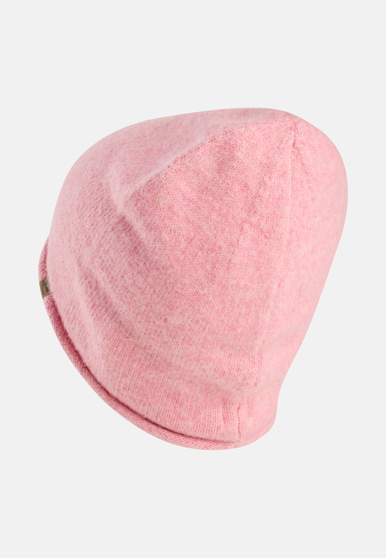 Women Beanie made from a wool blend Berry front close