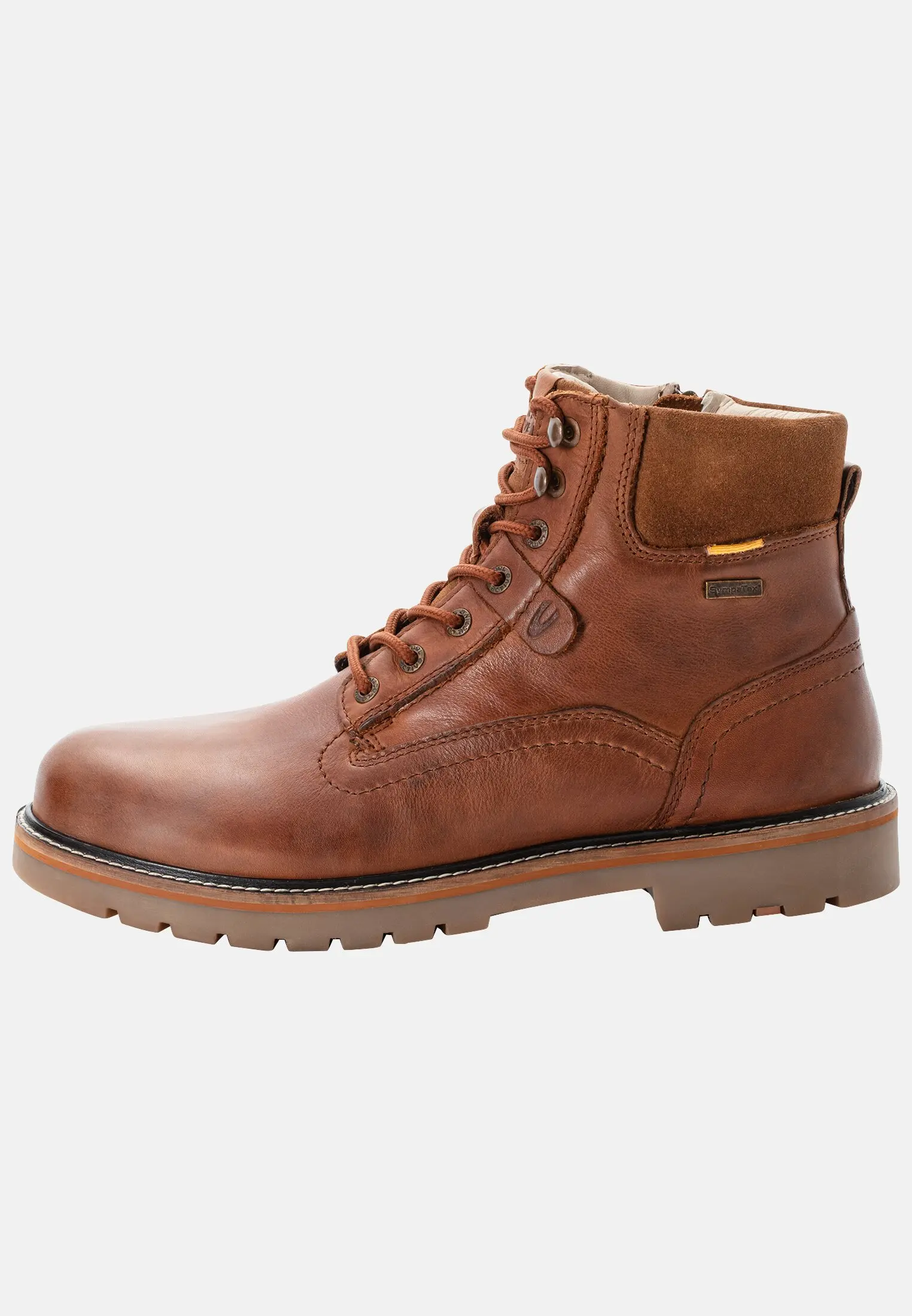 Men MELBOURNE boot made of genuine leather Cognac