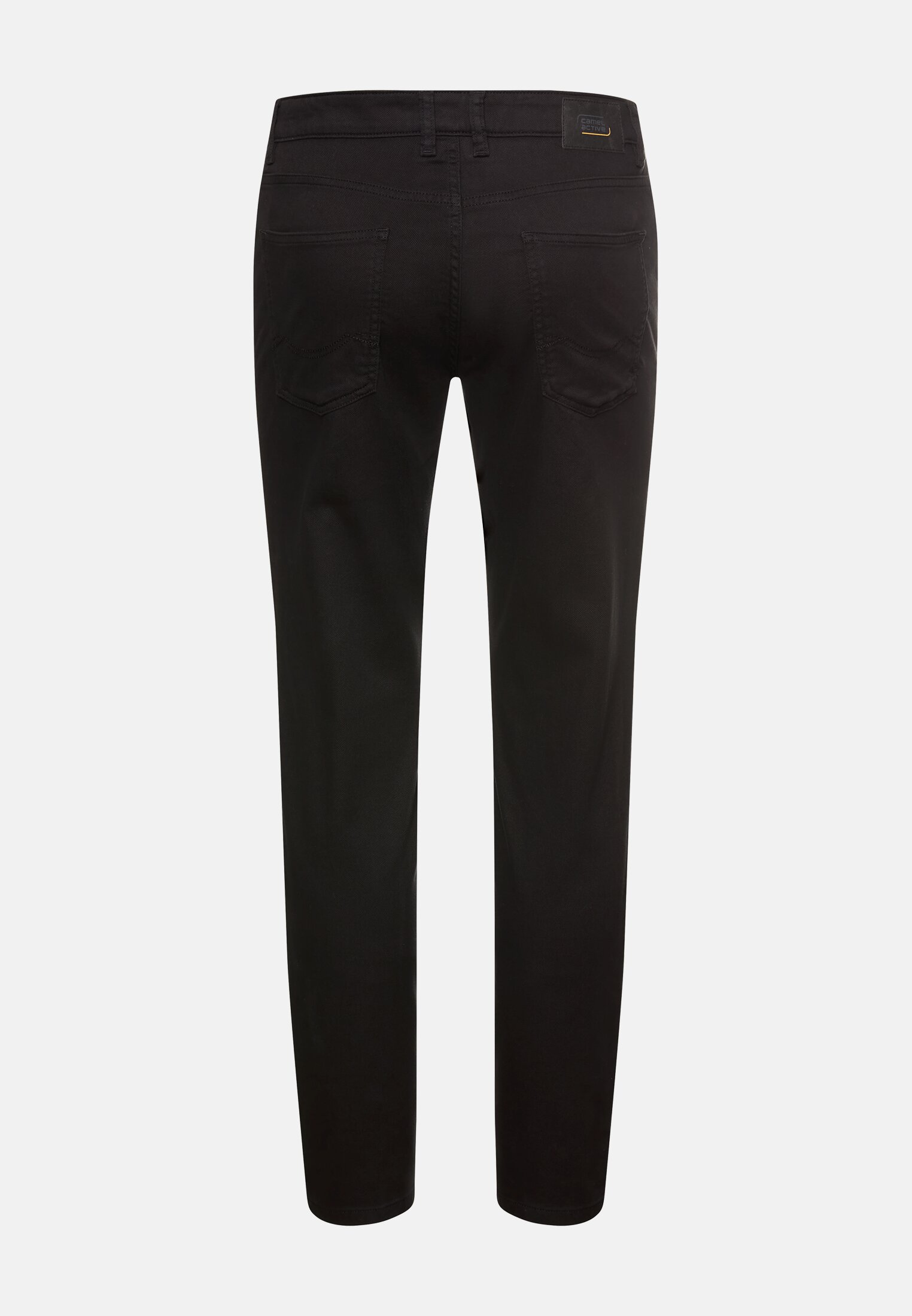 Heren Broek met 5-pocket-design Zwart frontaal achter