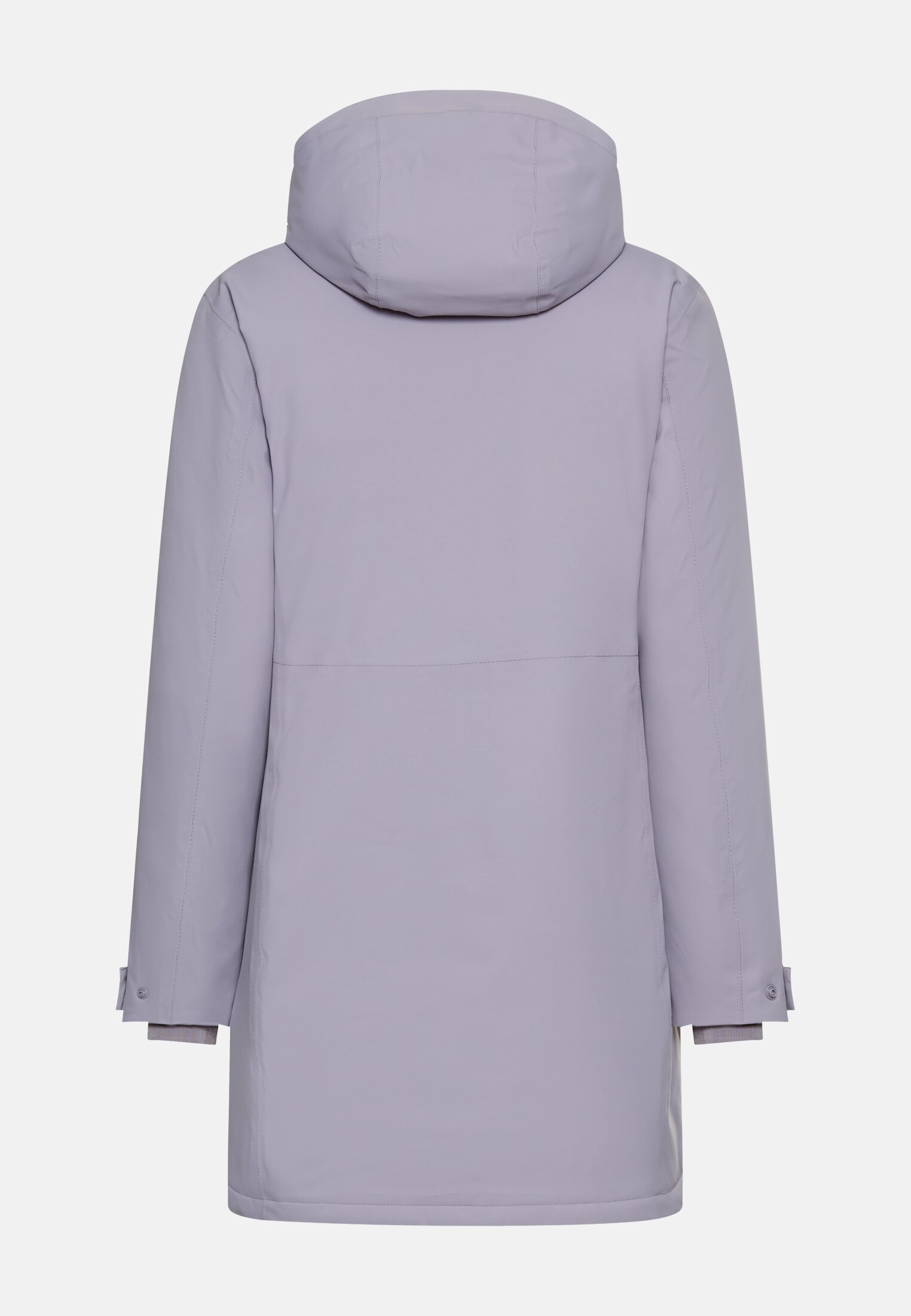 Damen Funktionsparka mit reflektierenden Details Lila frontal hinten