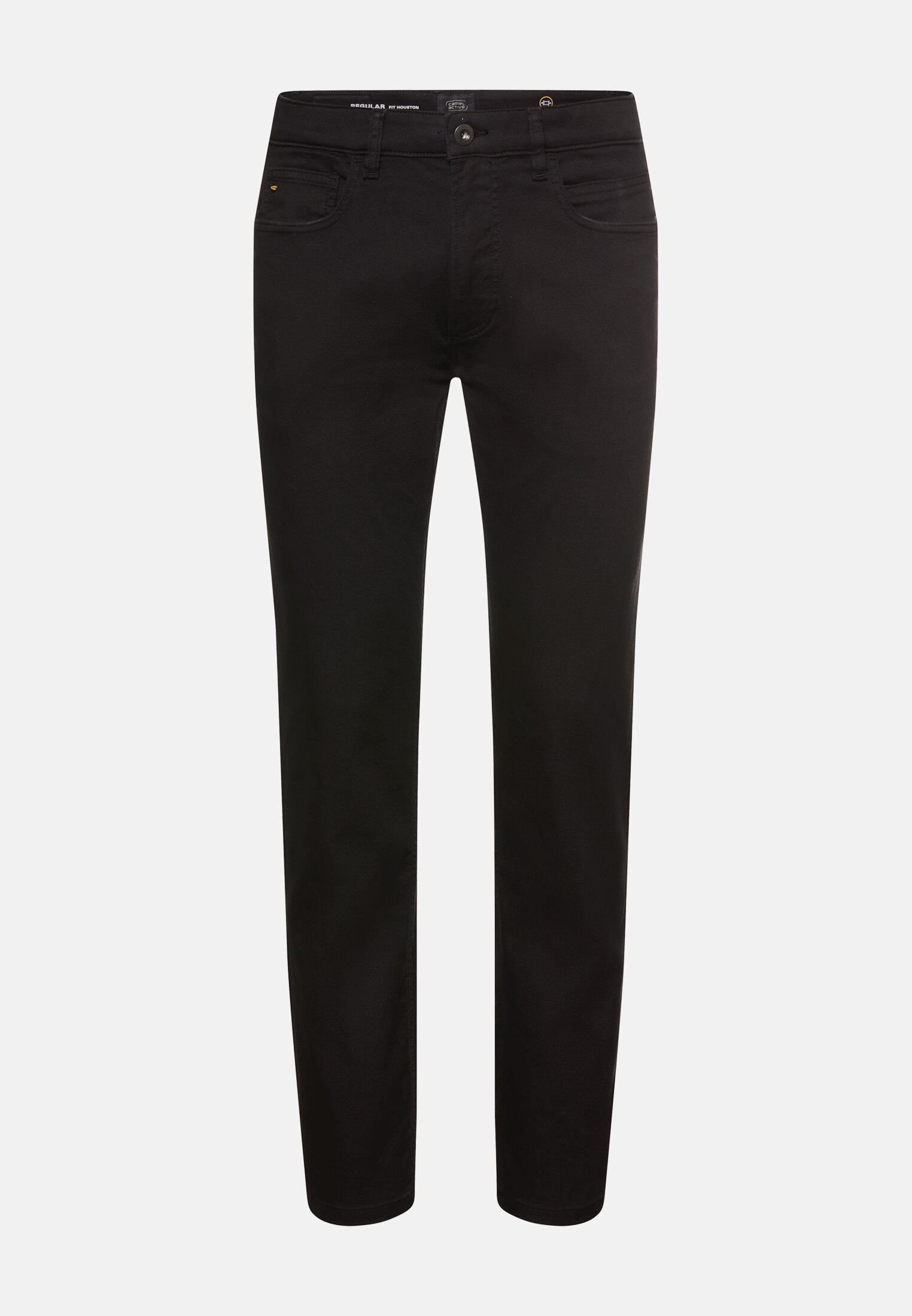 Heren Broek met 5-pocket-design Zwart frontaal voor