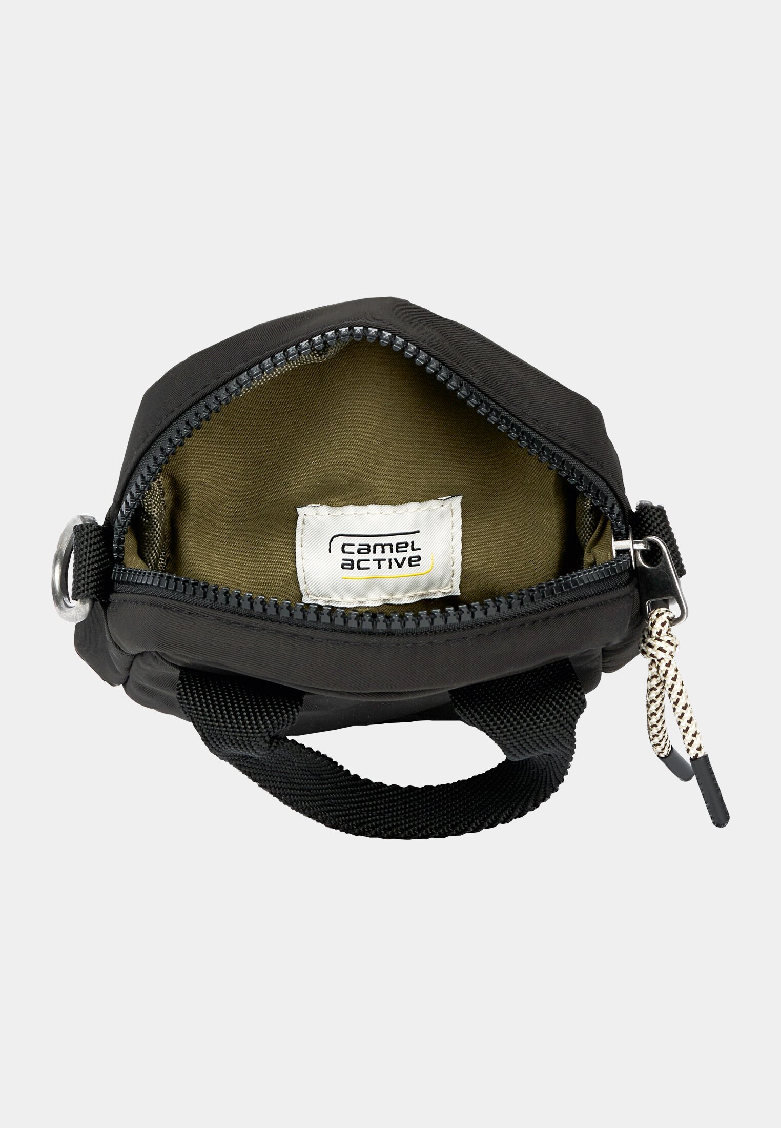 Vrouwen AURUM Schoudertas met afneembare schouderriem Zwart front dichtbij