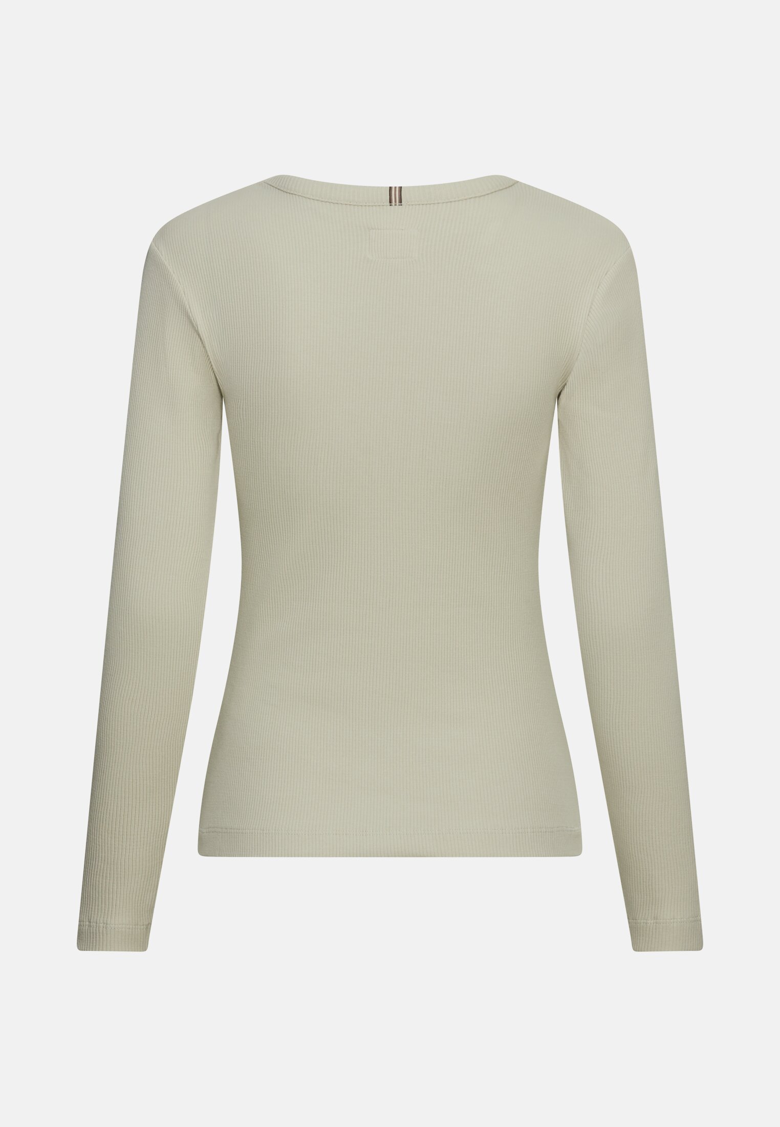 Damen Jerseyshirt mit Rundhalsausschnitt Minze frontal hinten