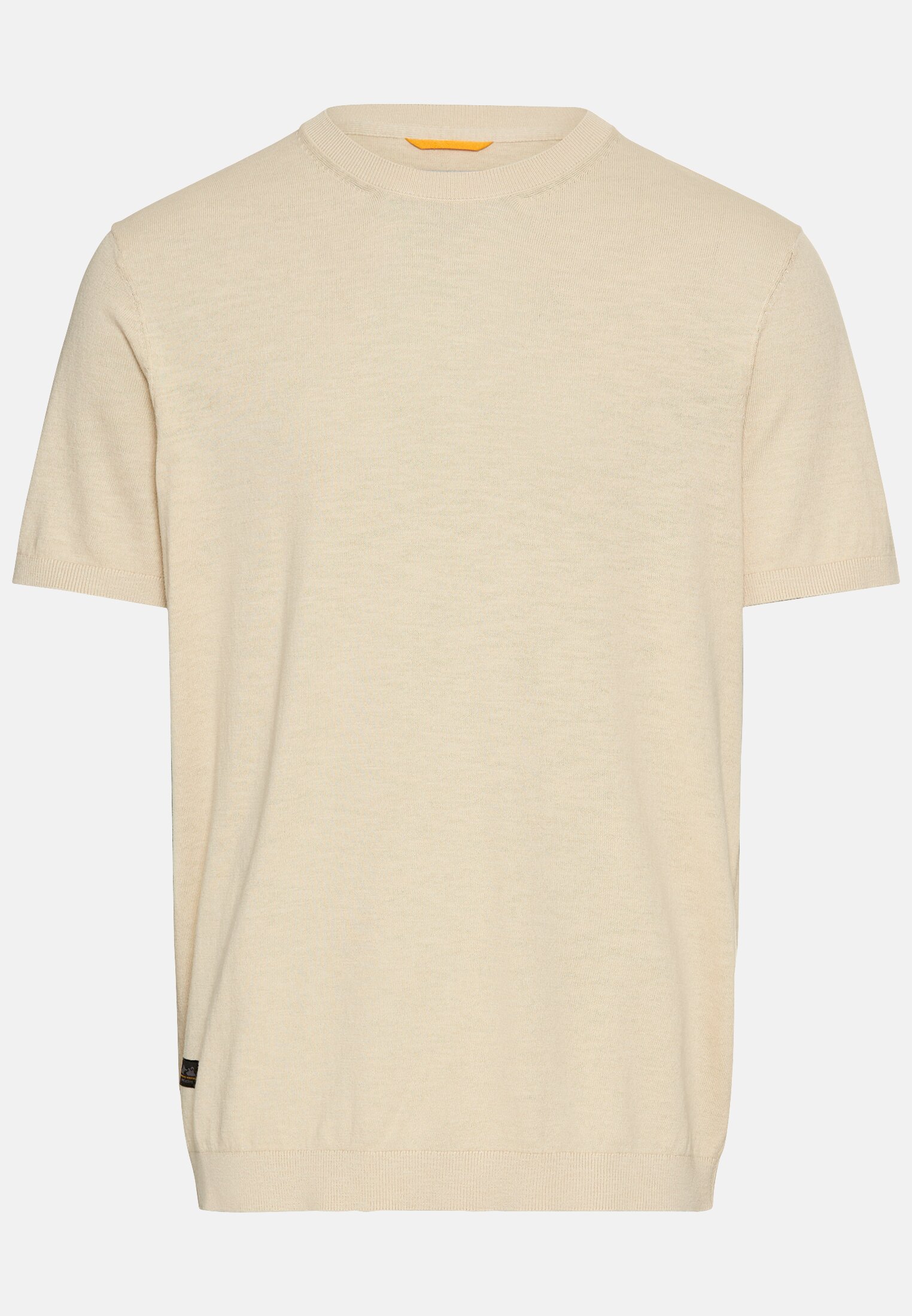 Men Knitted shirt made of pure cotton Oats frontal front