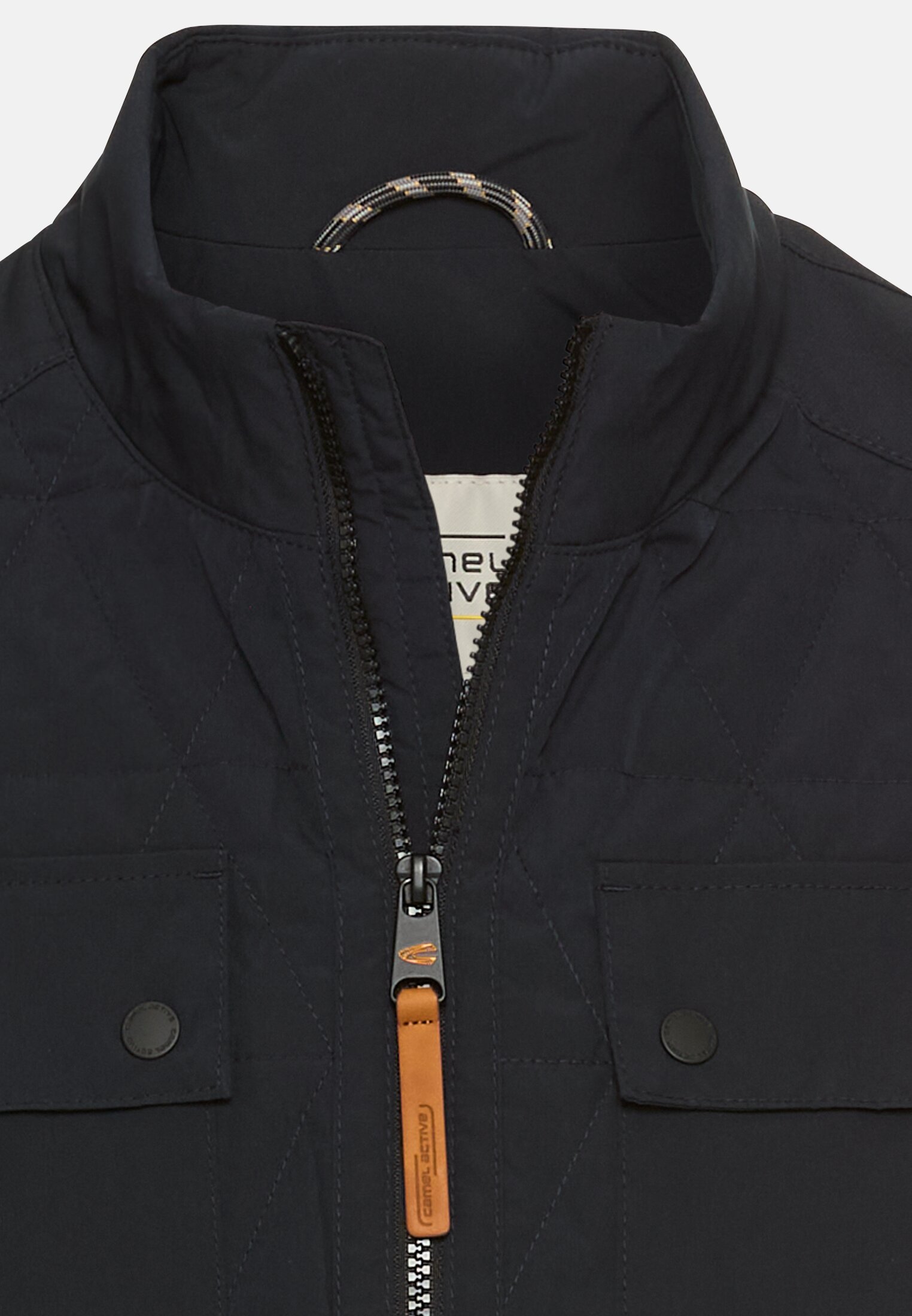 MI_30920-5O46-48_3G-00 Men Blouson with stand-up collar Dark Navy front close