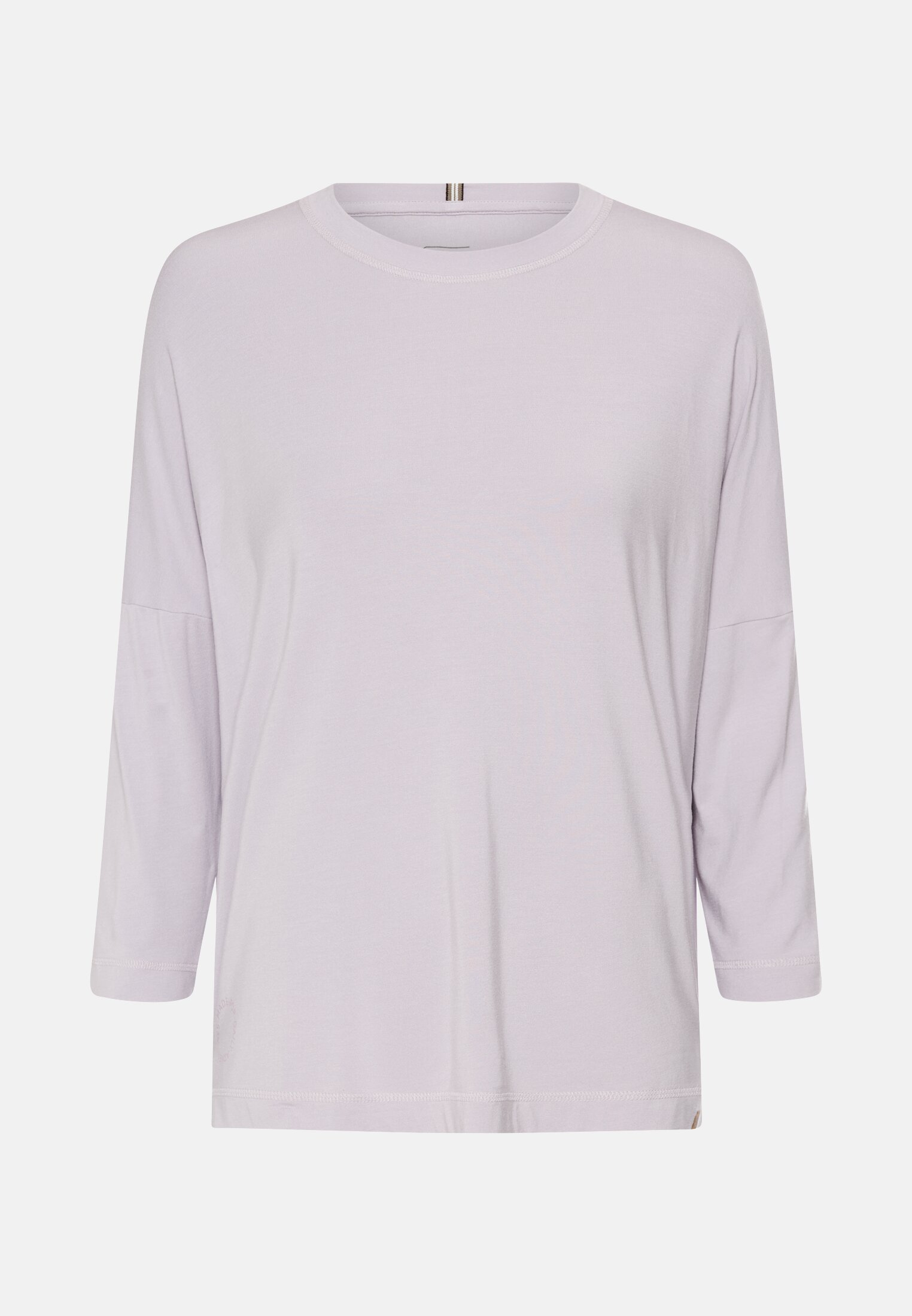 Women Long-sleeved shirt with a crew neck Purple frontal front