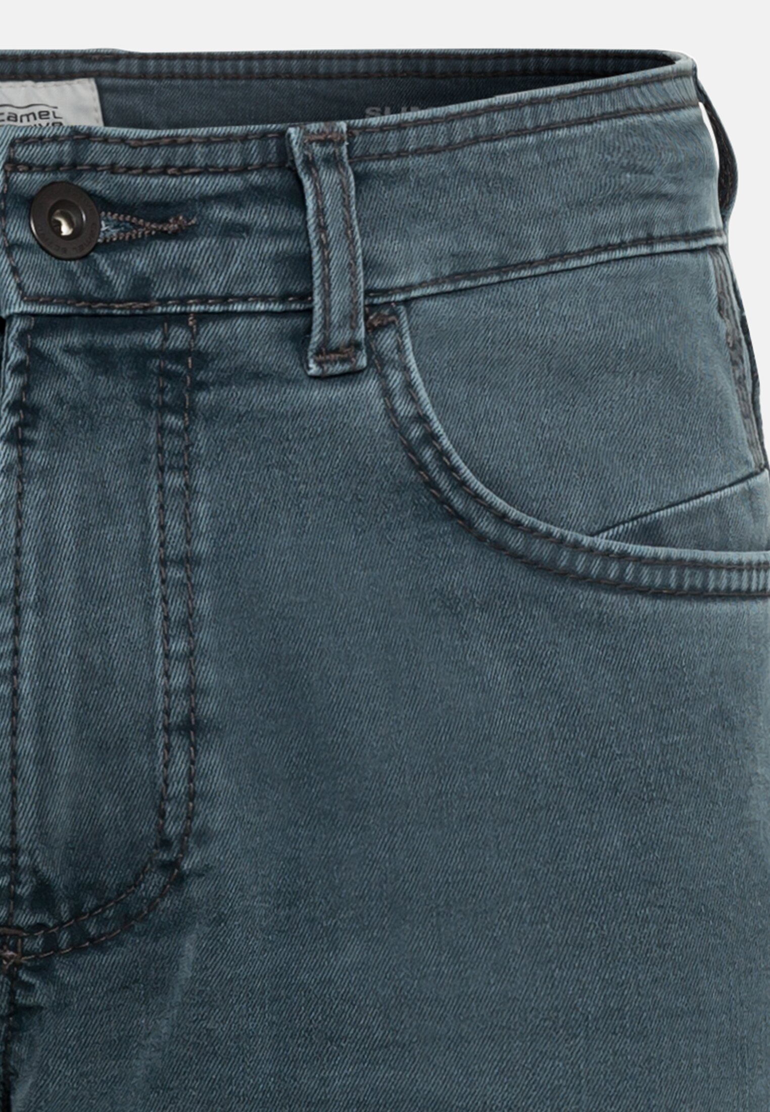 Slim Fit für Herren in Blau-Grün | 36/34 | camel active