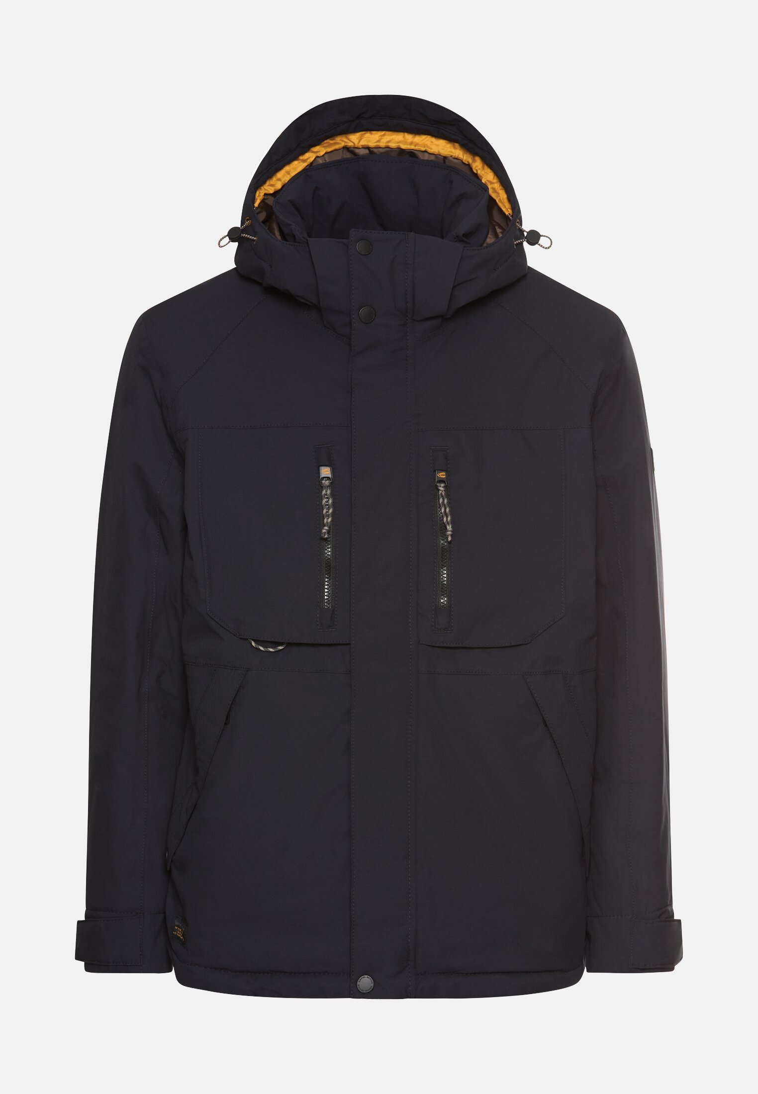 Herren teXXXactive® Jacke mit abnehmbarer Kapuze Navyblau frontal vorn