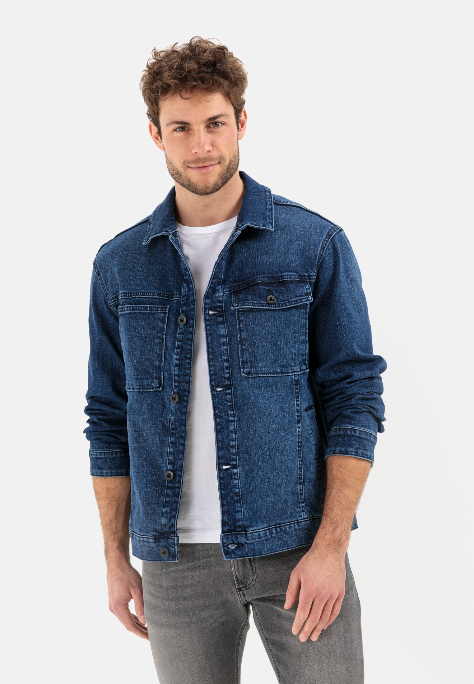 Denim Jacke für Herren in Blau | 52 | camel active