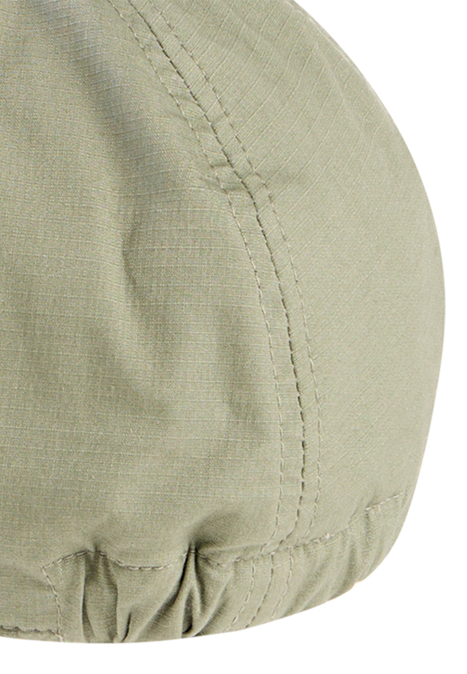 Men Flat Cap in cotton mix Olive close back