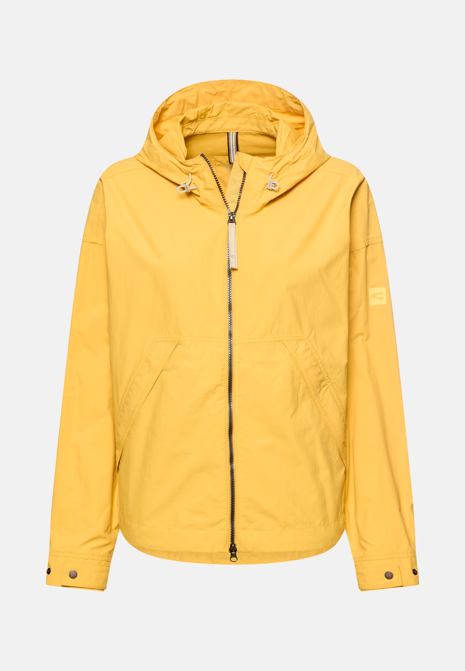 Women Blouson with 2-way zipper Yellow frontal front