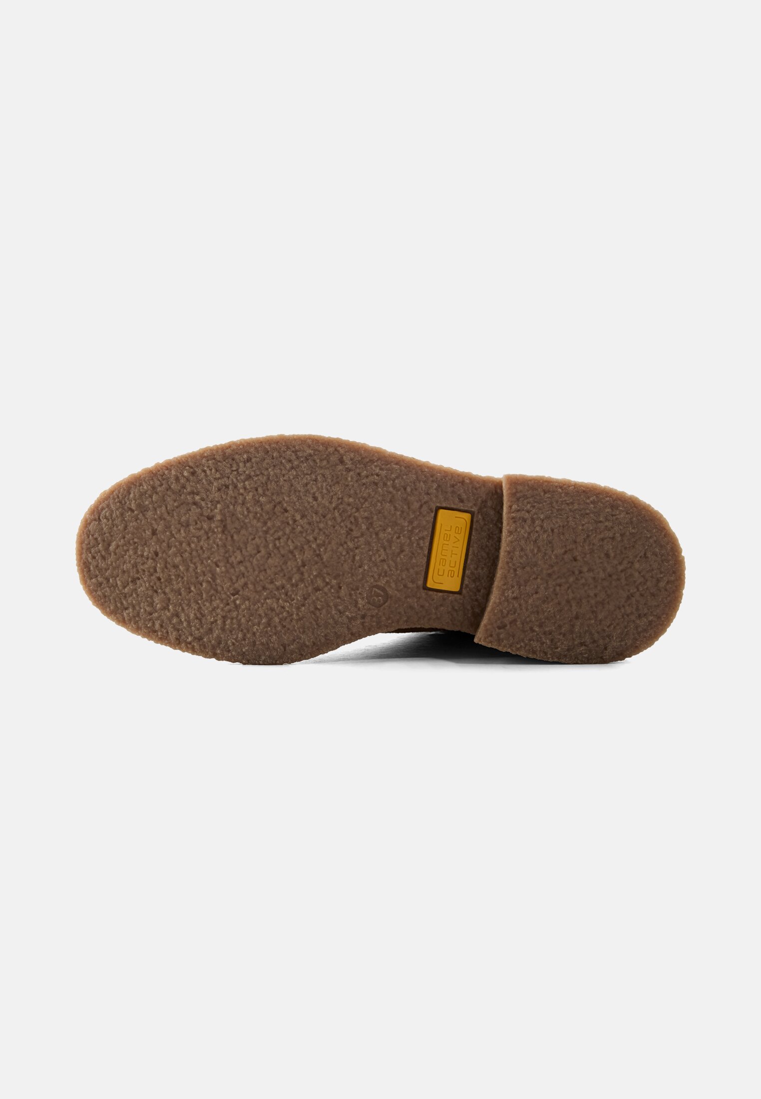 Damen Stiefelette aus echtem Leder Braun hinten nah