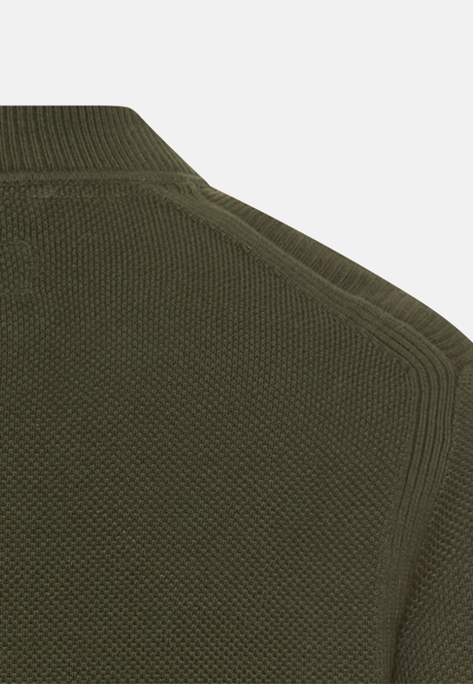Men Bomber style cardigan Forest green close back