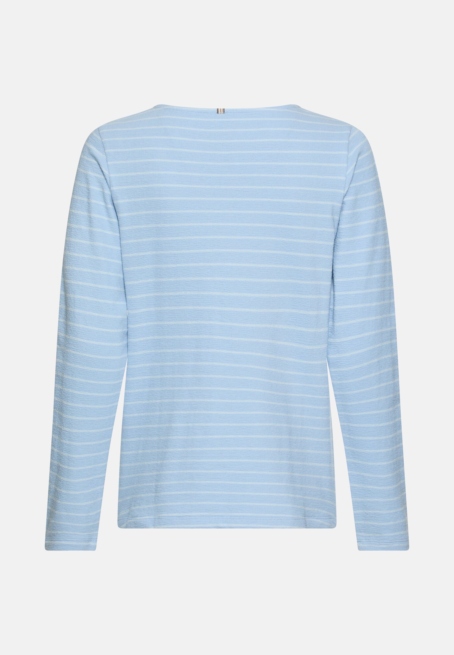 Damen Jerseyshirt aus 100% Baumwolle Hellblau frontal hinten